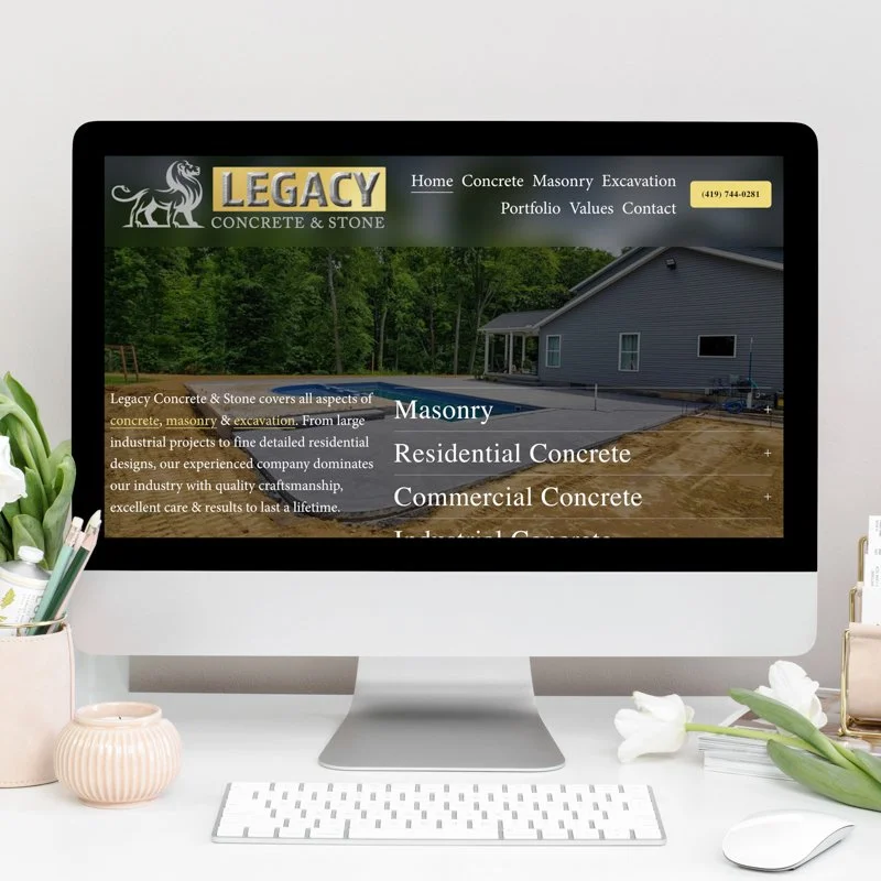 Legacy Concrete & Stone Website