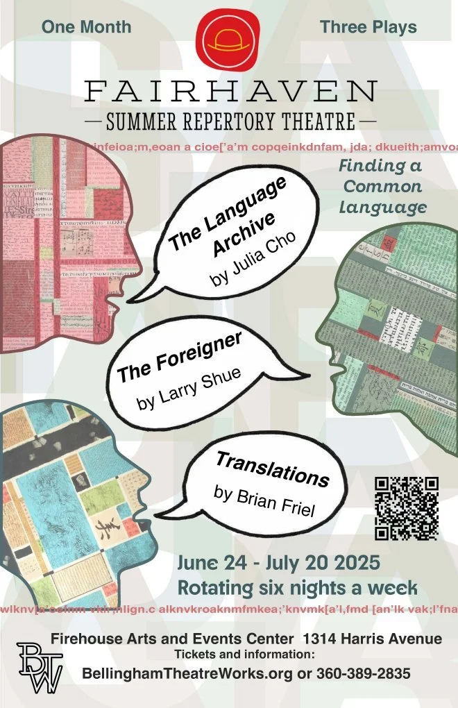 Fairhaven Summer Repertory Theatre 2025 Poster - Bellingham TheatreWorks (Copy)