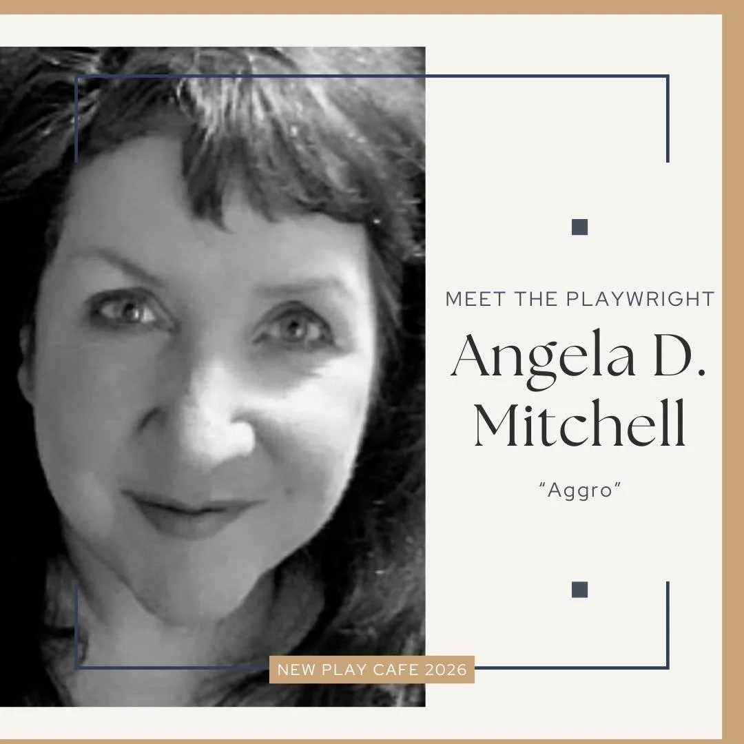 Meet the Playwrights of New Play Cafe 2026

Angela D. Mitchell, &ldquo;Aggro&rdquo;

Angela D. Mitchell is a writer, playwright, and lyricist whose plays include Aggro, In the Absence of a Coconut, Thank You for Banking with Us, Montana, Between the 