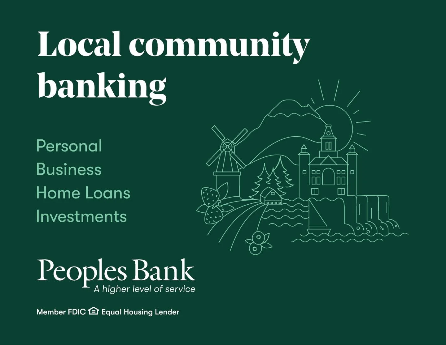 A huge thank you to Peoples Bank for being an Evening Sponsor for the 2026 Fairhaven Summer Repertory Theatre! We are incredibly grateful for your support of local arts.

Fairhaven Summer Repertory Theatre will run June 23rd-July 19th, 2026 at the Fi