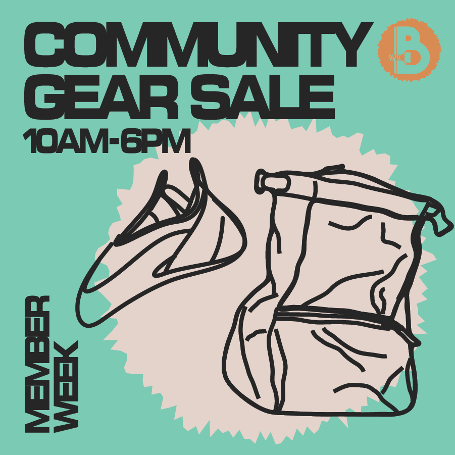 Boulders community gear Sale (member week)