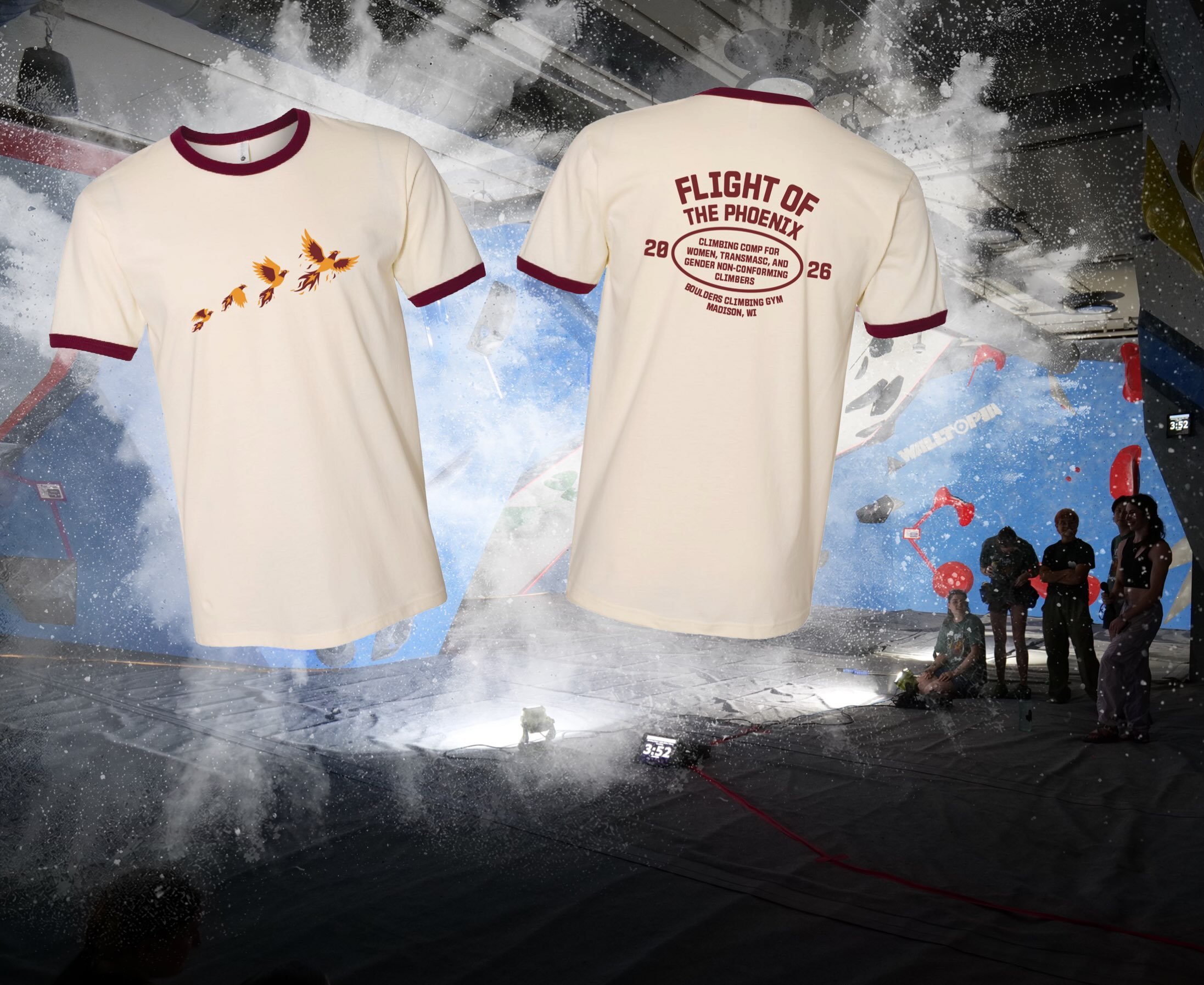 Flight of the Phoenix is for Climbers of ALL skill levels. You don&rsquo;t need competition experience to come climb and have a great time! Prizes will be awarded to the top competitors in every category!

When registering, you have the opportunity t