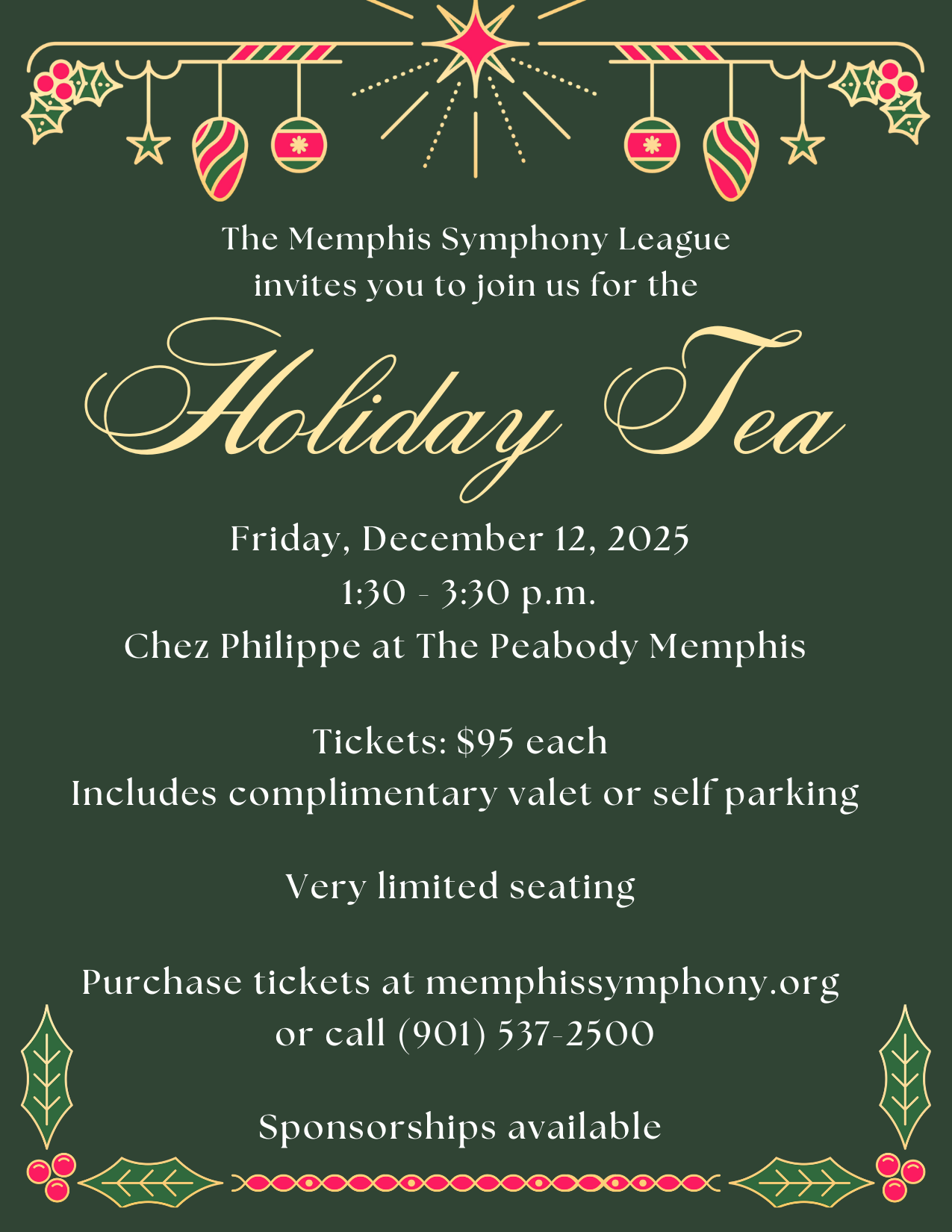 League Holiday Tea