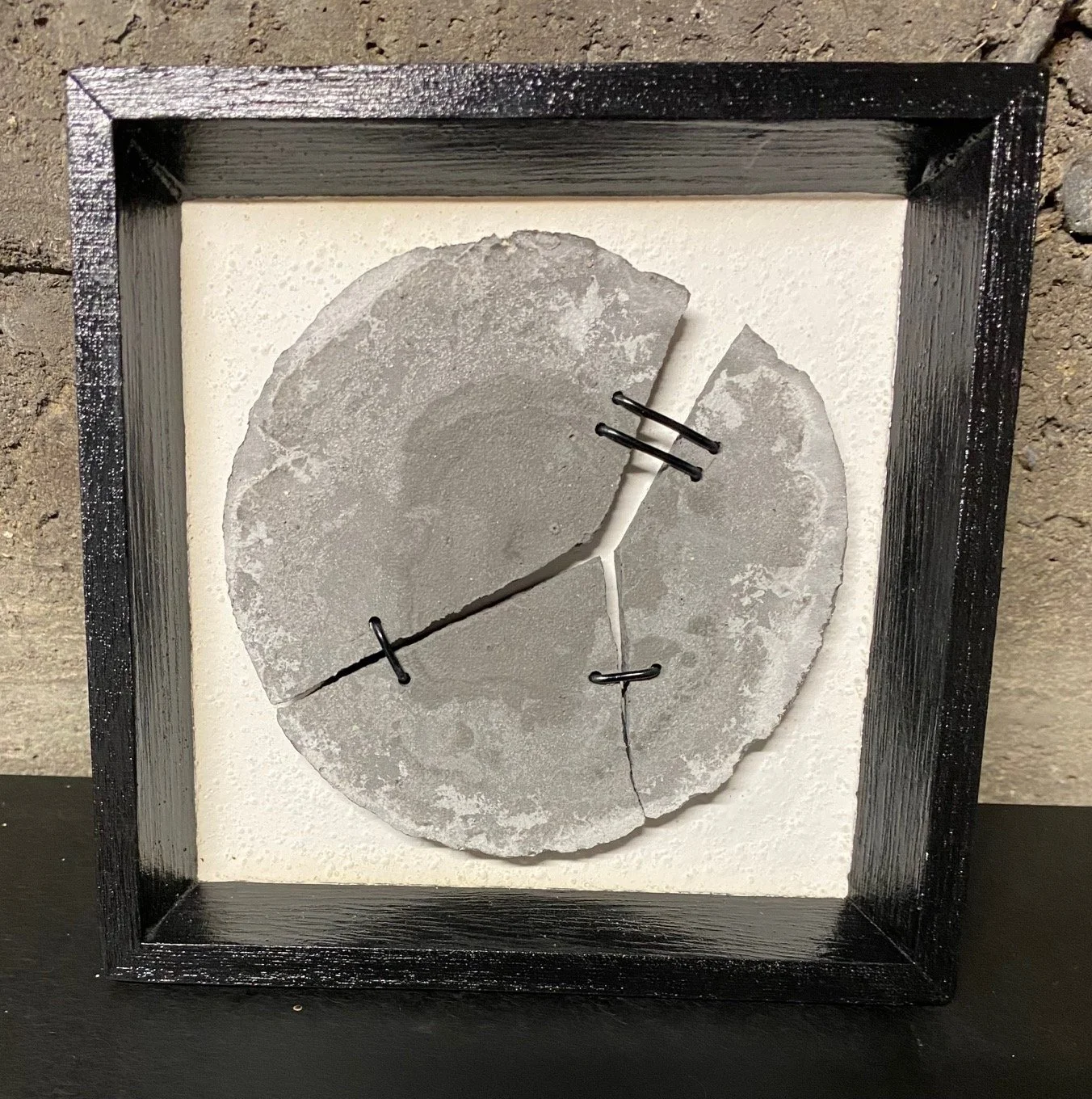 Stitched Black Disc - SOLD