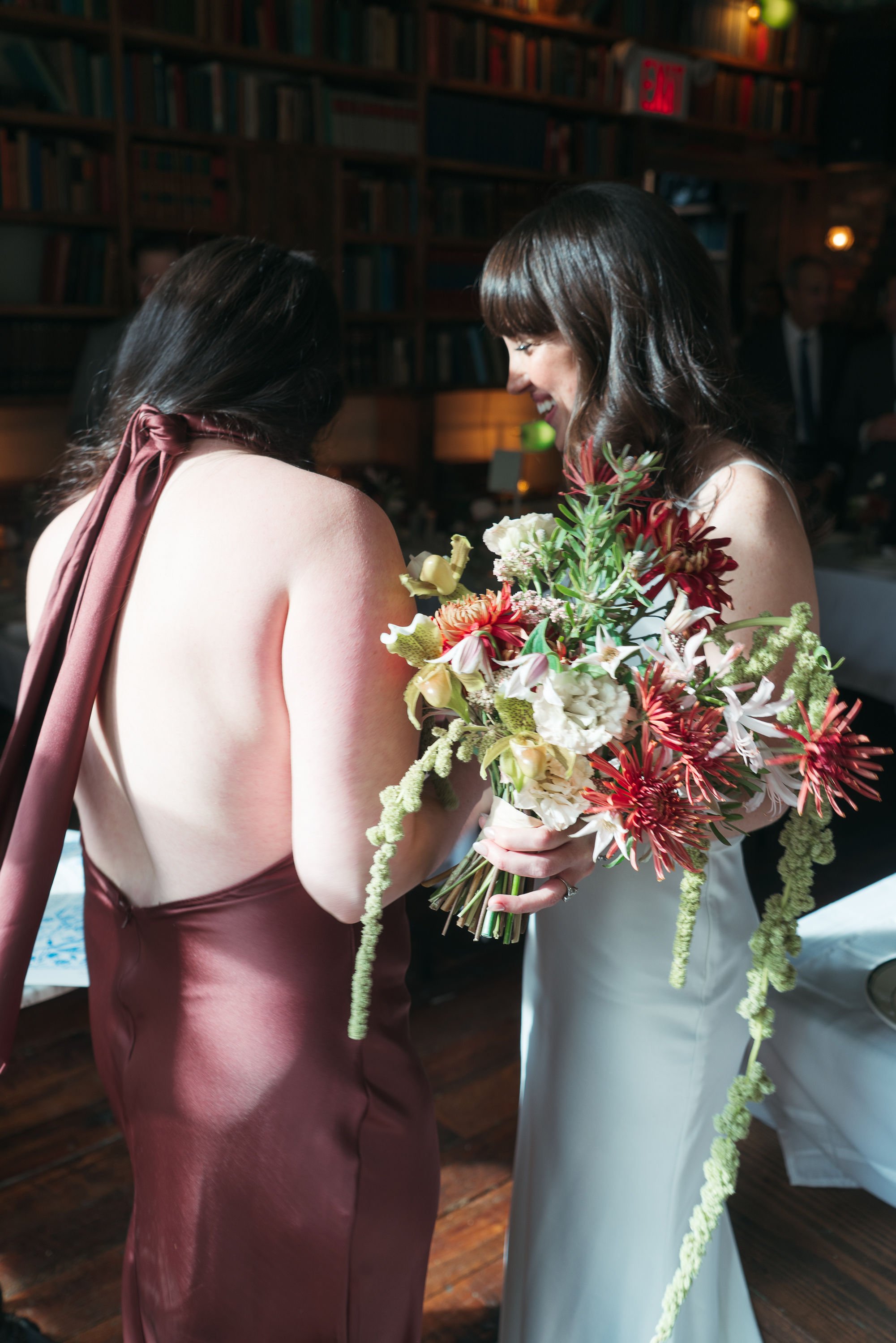 studio rien florist brooklyn november wedding flowers
