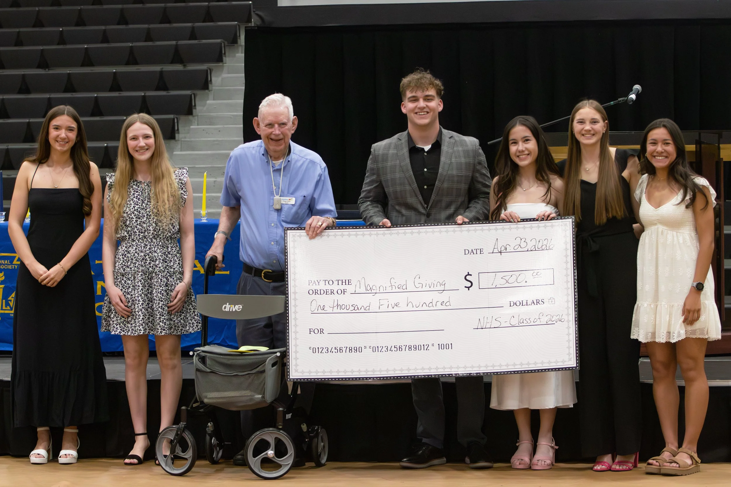 They Gave to the Community as Freshmen. As Seniors, They Gave Back to Us.