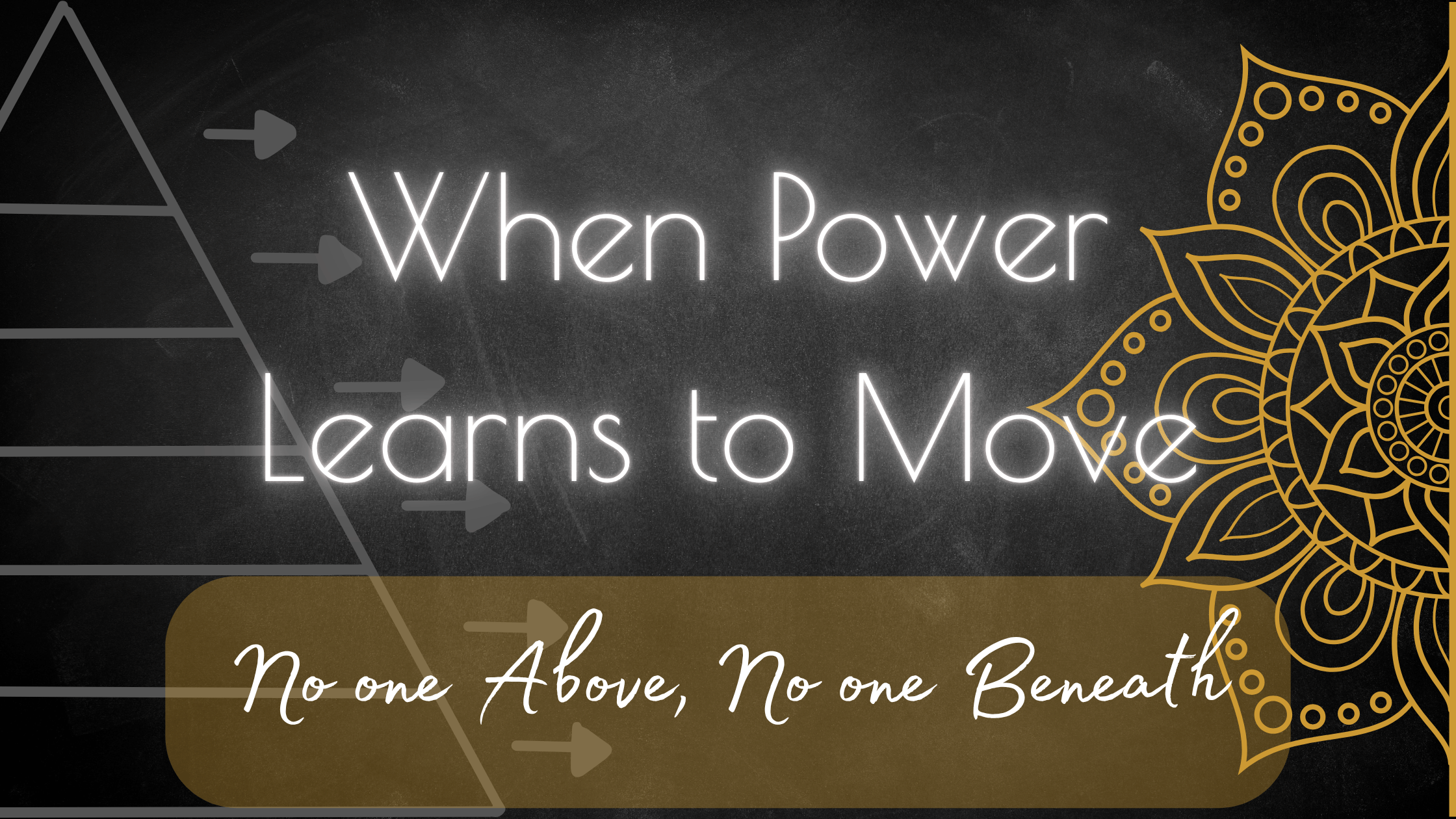 When Power Learns to Move