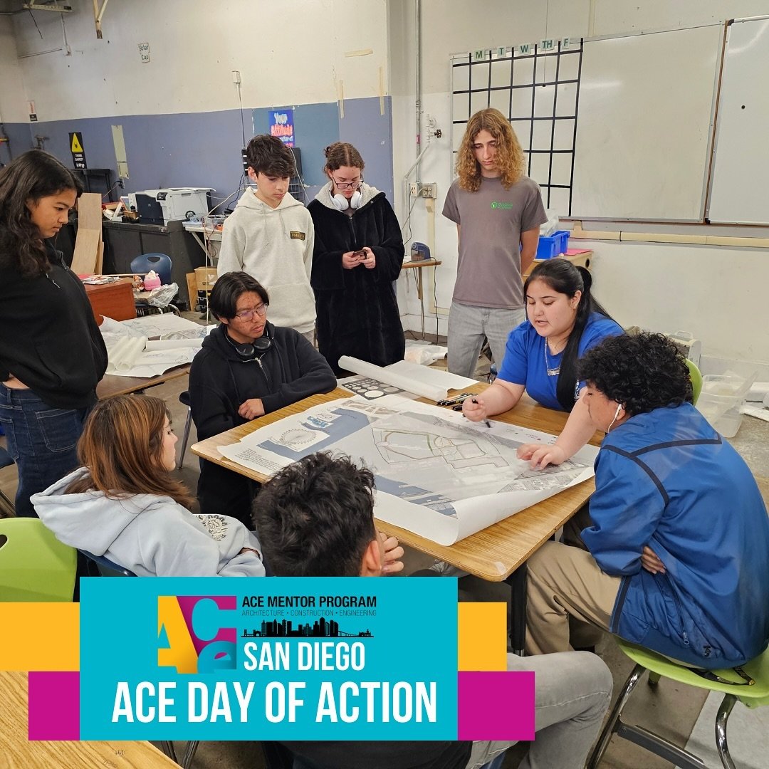 Happy ACE Day of Action from ACE Mentor San Diego!

Today, we&rsquo;re recognizing the incredible work of our mentors, students, sponsors, and alumni who are helping shape the future of the architecture, construction, and engineering industries.

Thr