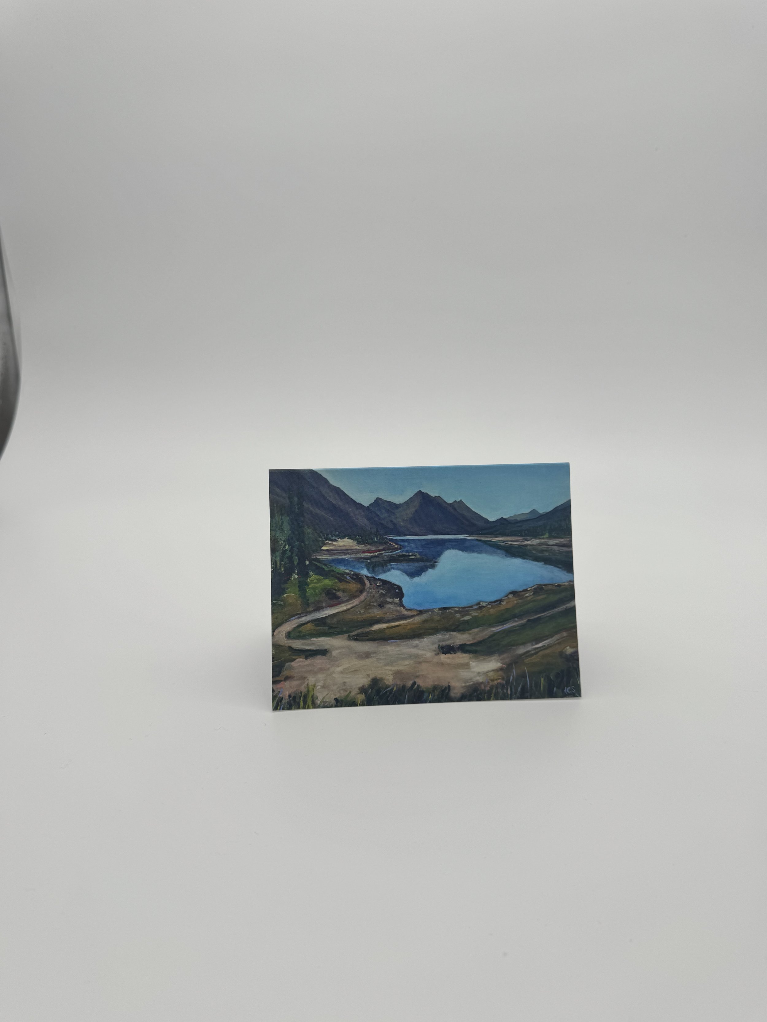 'In the company of the mountains' - Art Card Blank Inside with Envelope Included