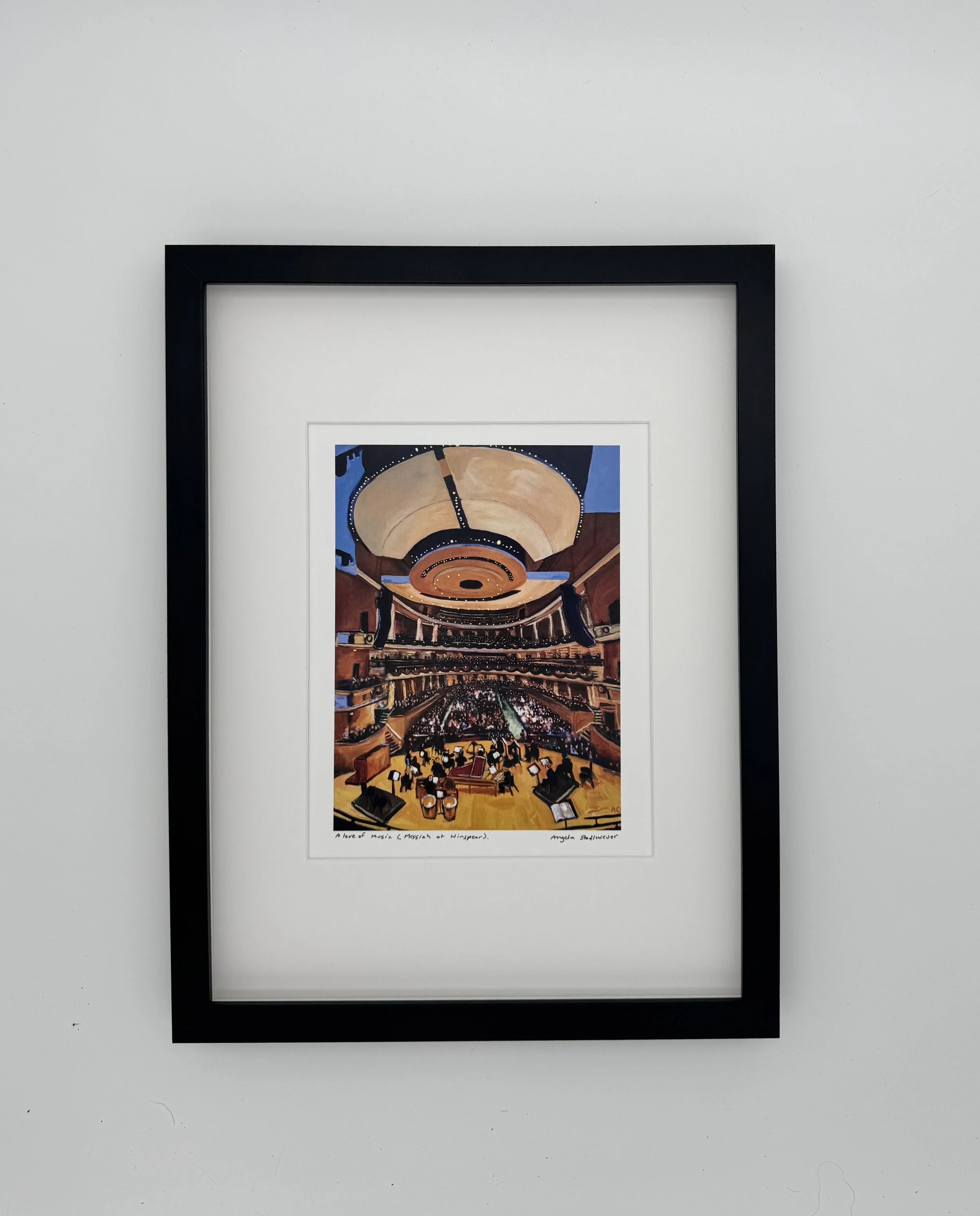 Messiah (at the Winspear) - 8 × 10 inch Fine Art Paper Print