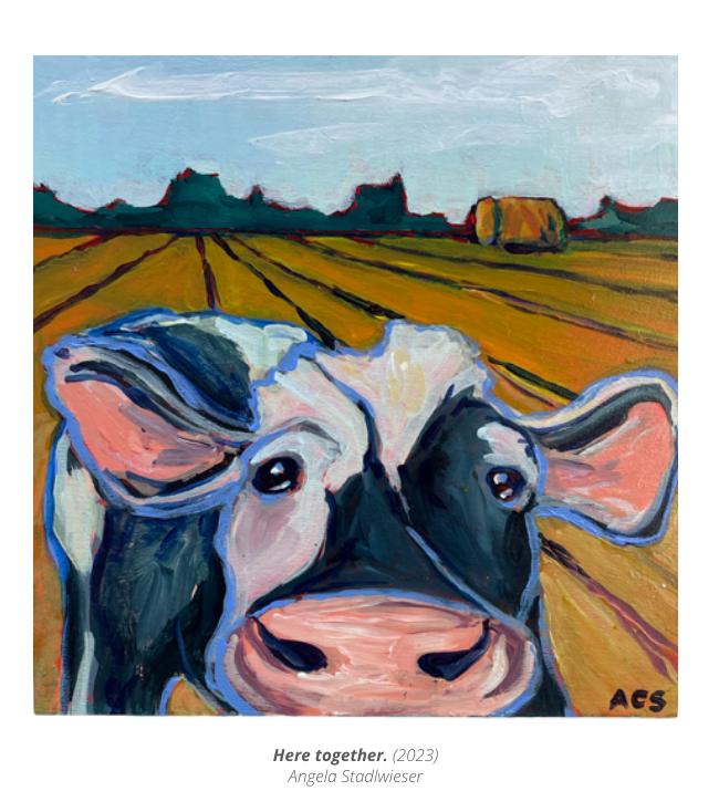 Here together - 10 x 10 inch