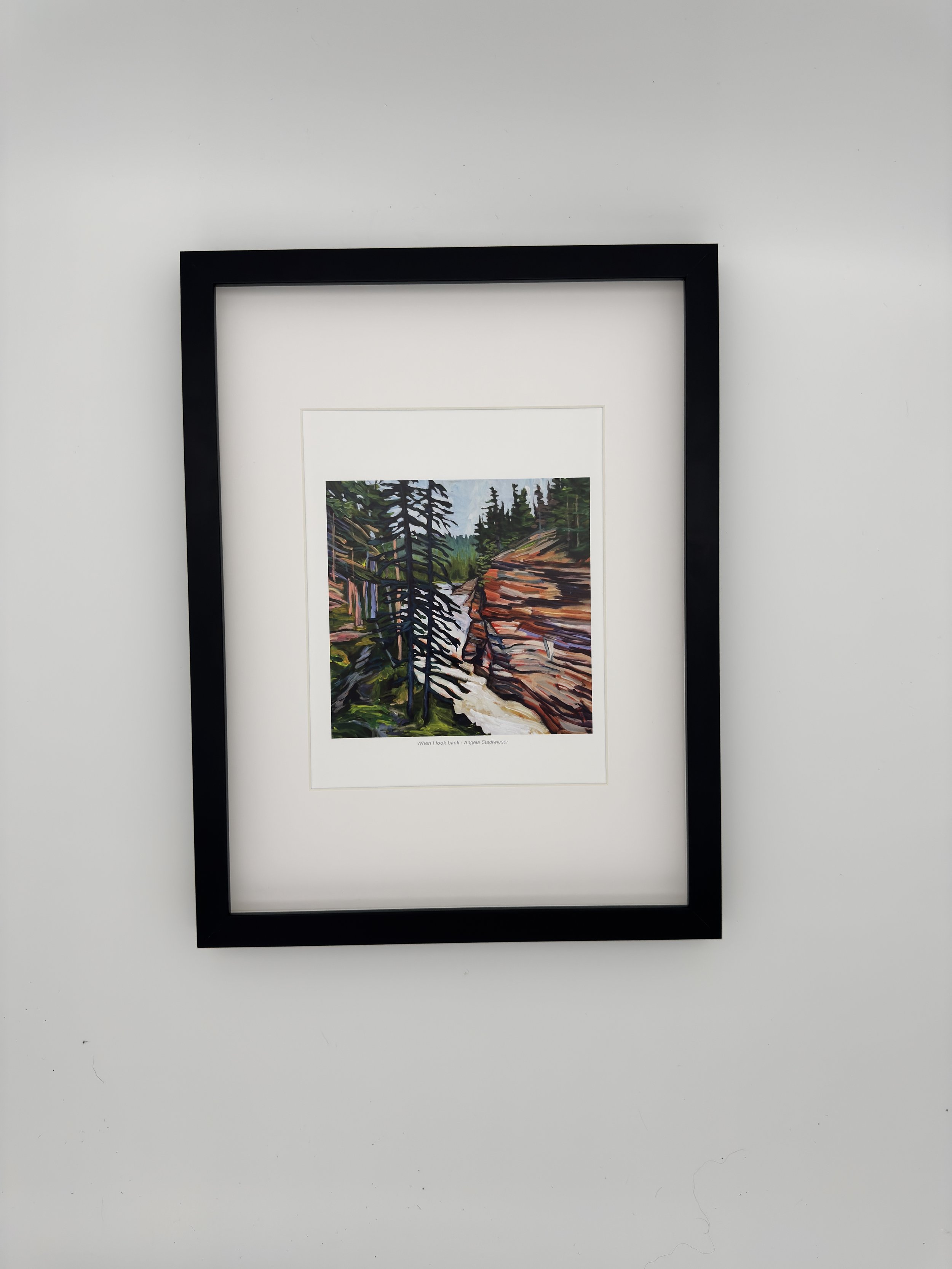 When I look back - 8 × 10 inch Fine Art Paper Print