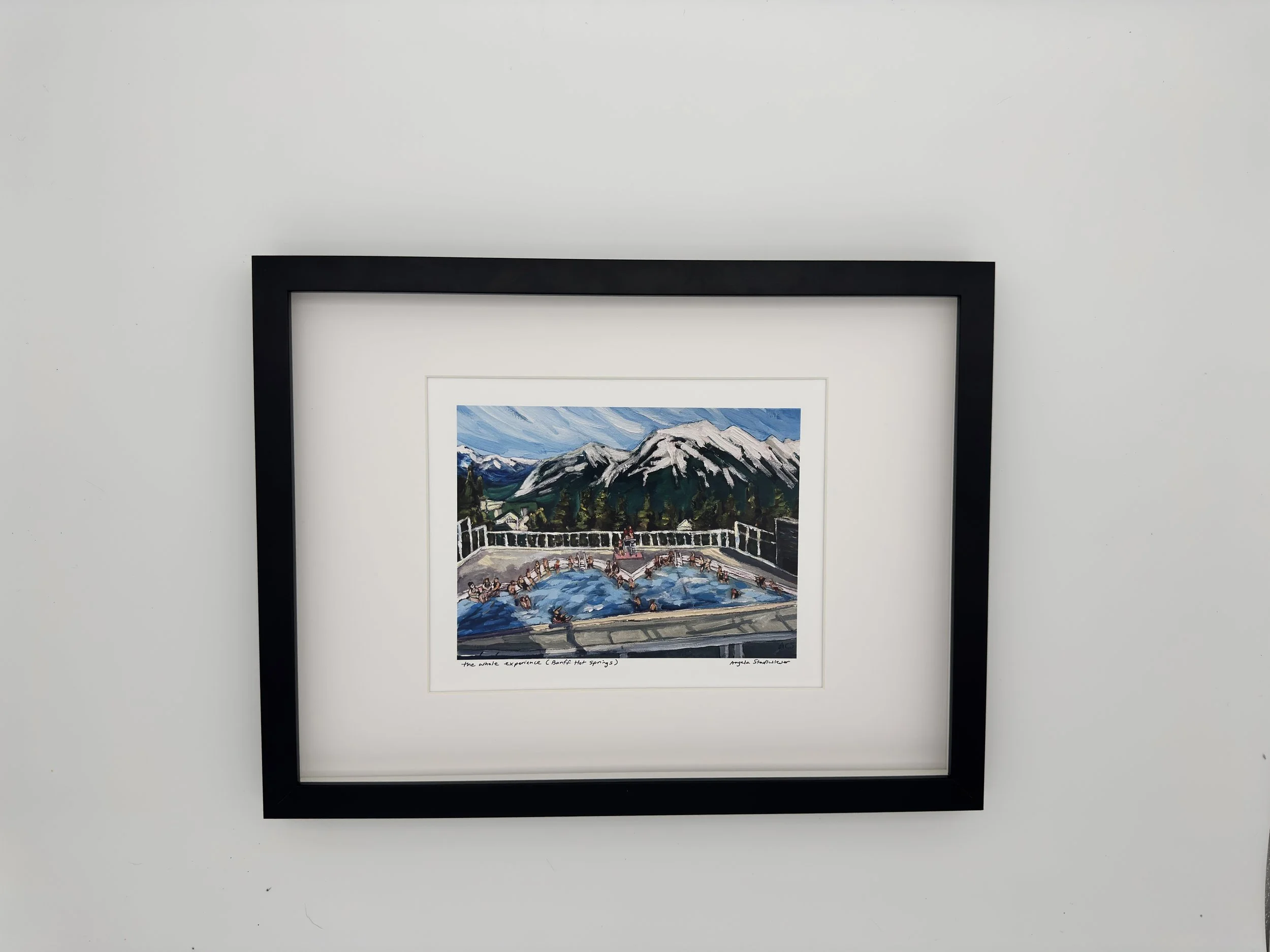 The Whole Experience (The Banff Hot Springs) - 8 × 10 inch Fine Art Paper Print