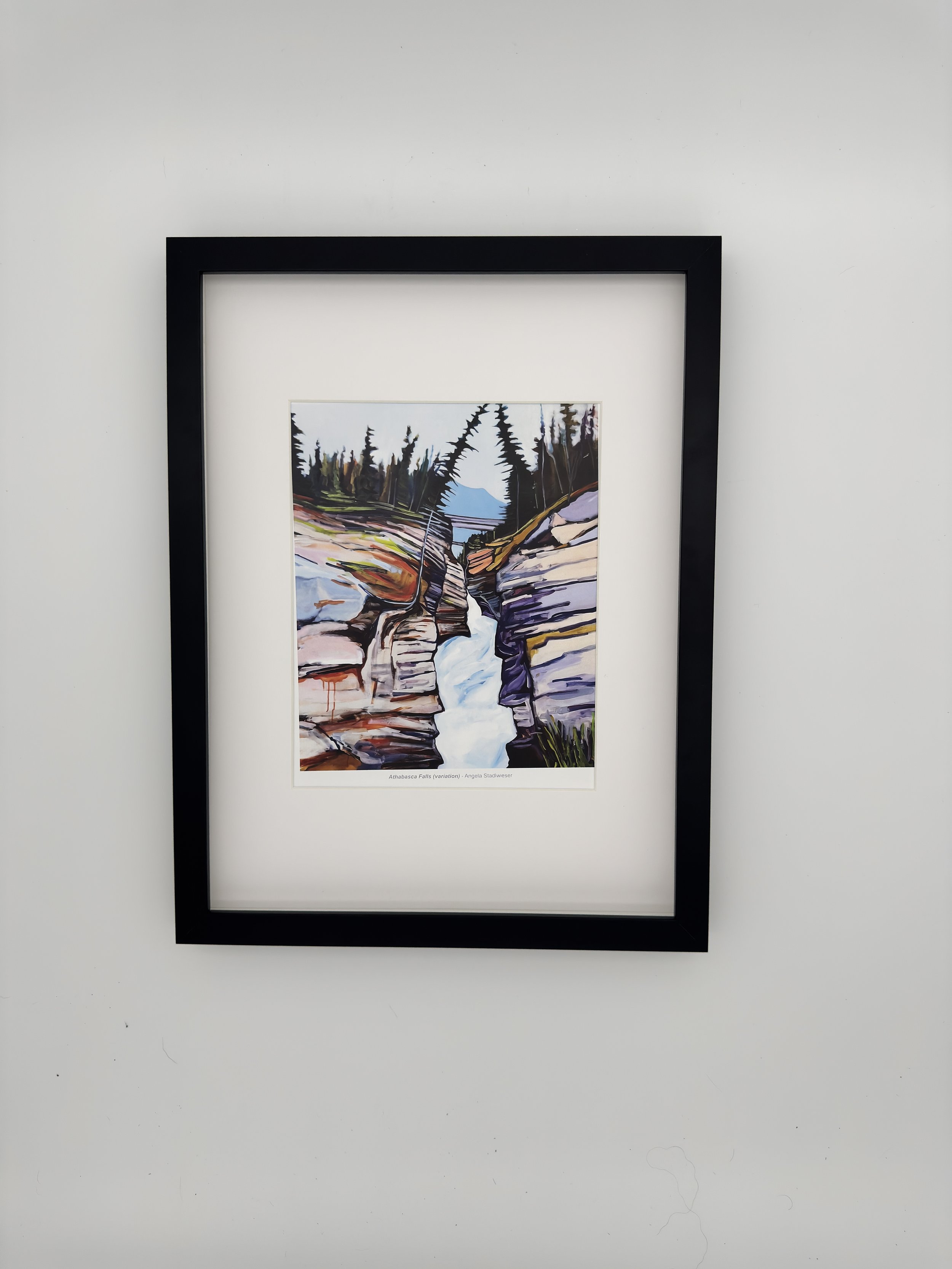 Athabasca Falls (variation) - 8 × 10 inch Fine Art Paper Print