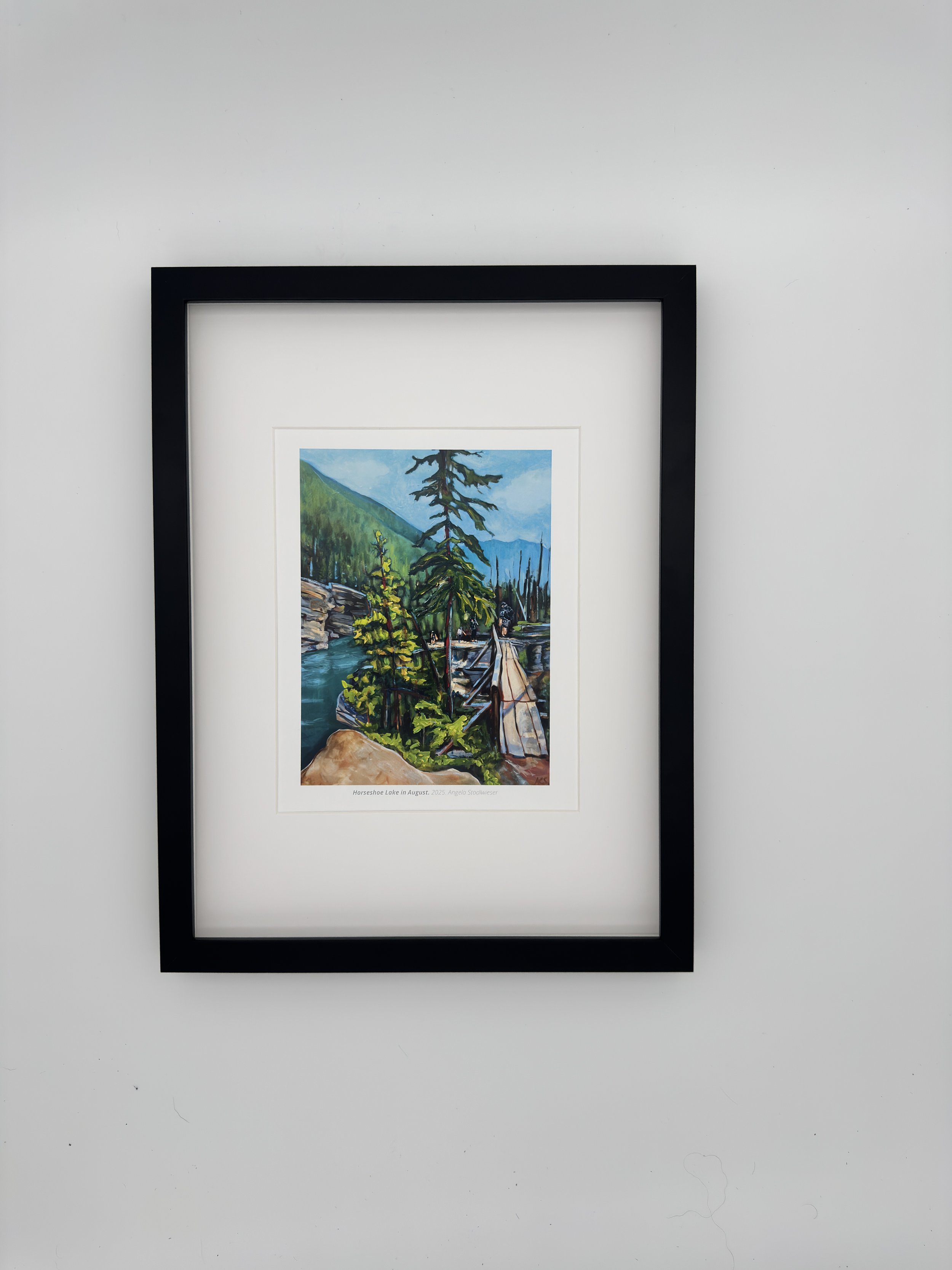 Horseshoe Lake in August - 8 × 10 inch Fine Art Paper Print