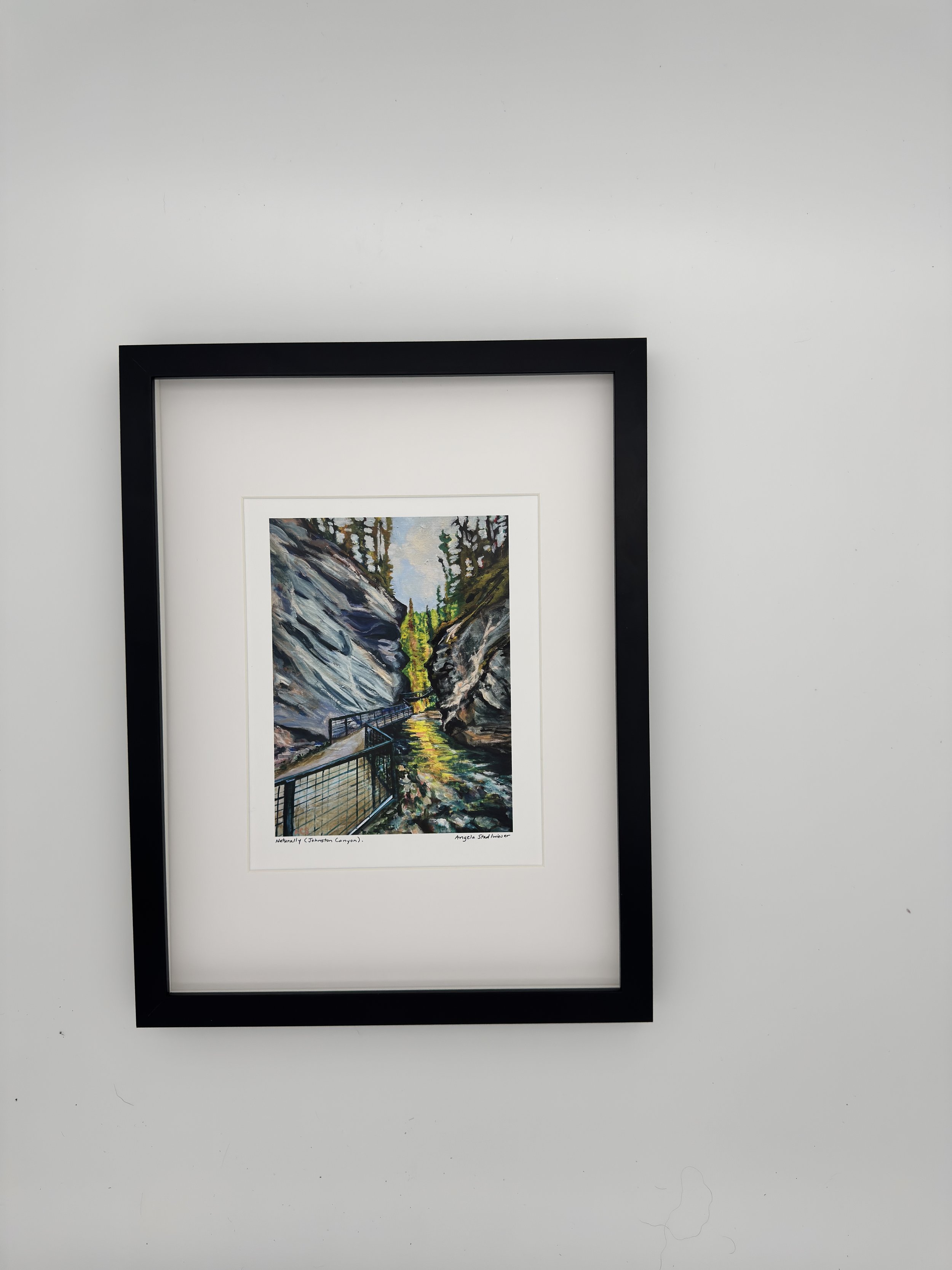 Naturally (Johnston Canyon) - 8 × 10 inch Fine Art Paper Print