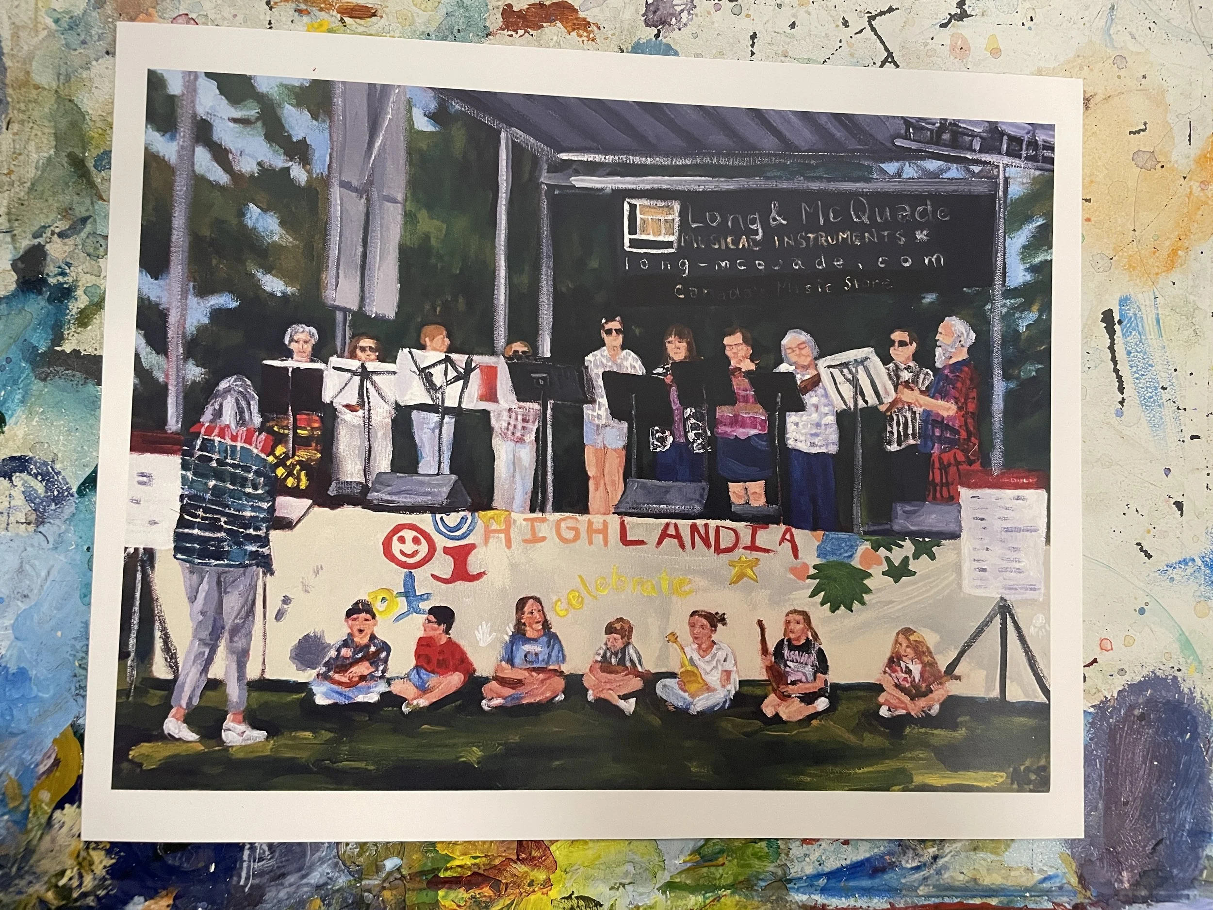 Gathered in the Glow - 8X10 inch Fine Art Print