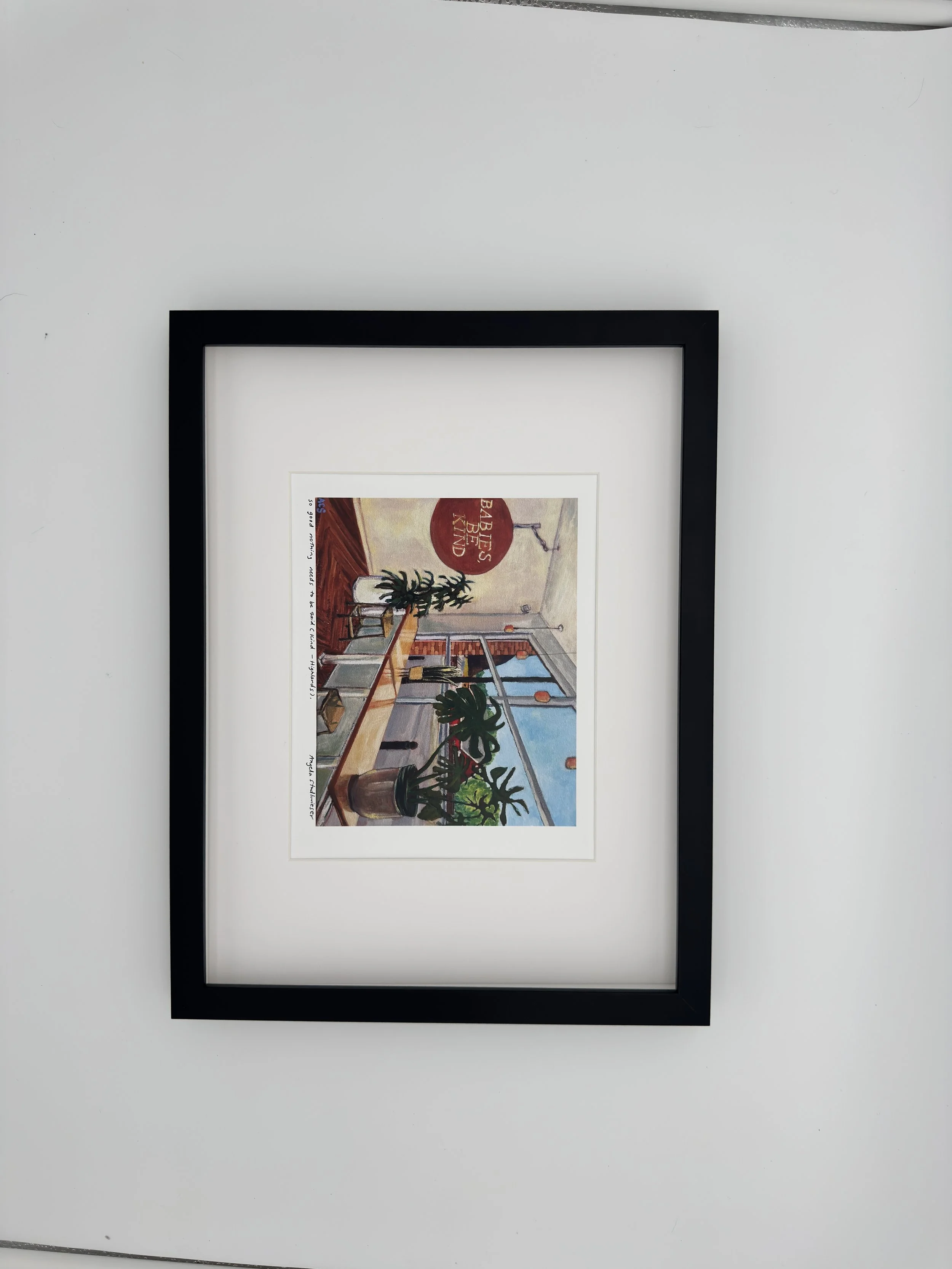 So Good Nothing Needs to Be Said - 8 × 10 inch Fine Art Paper Print