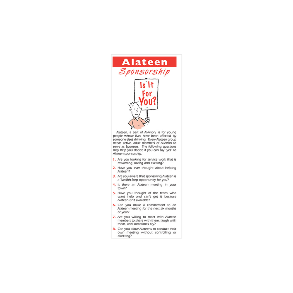 (S-6) Daily Checklist for Myself — Al-Anon Family Services of Middle ...