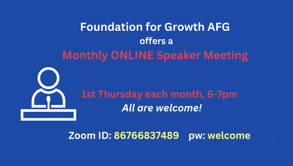 ONLINE SPEAKER MTG