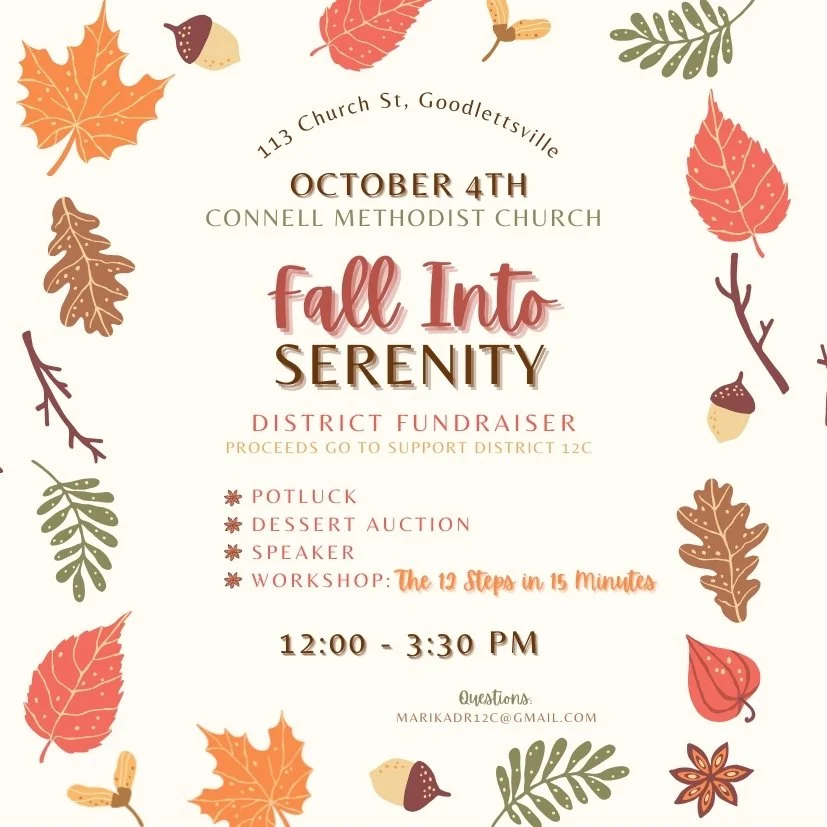 FALLing into Serenity-District 12C workshop