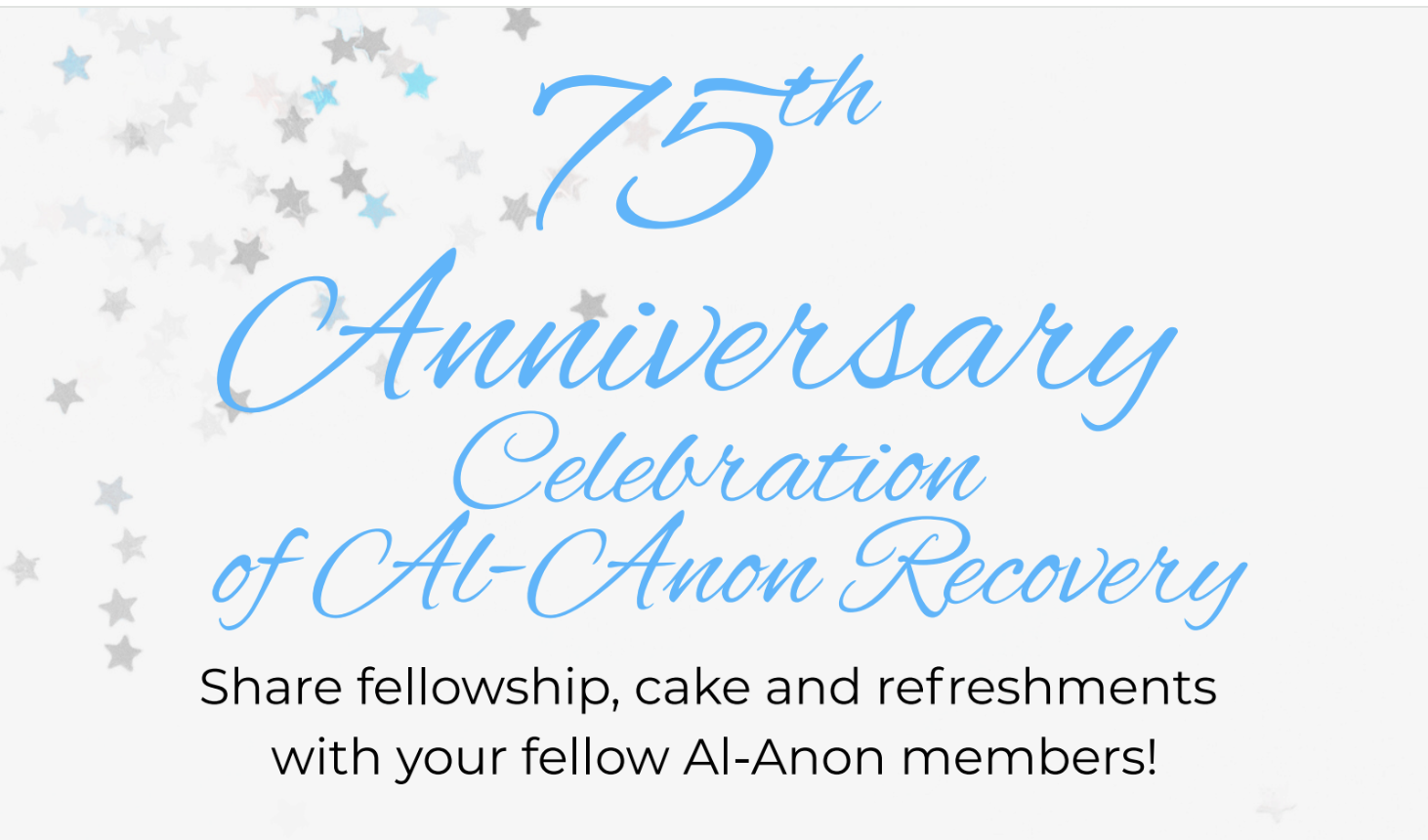 75th Anniversary Al-anon Celebration