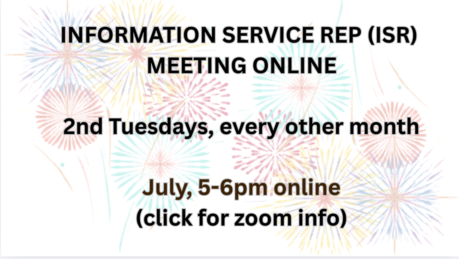 ISR MEETING 
