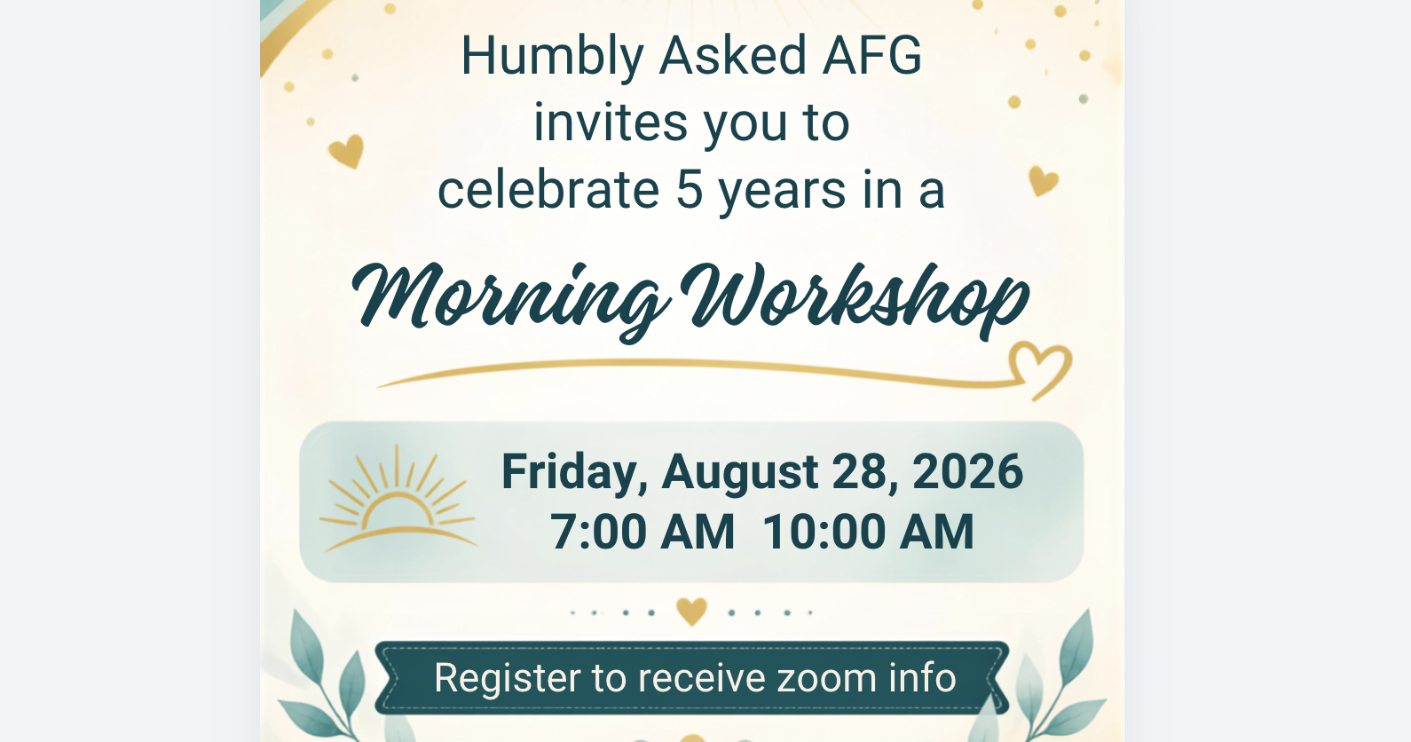 Morning Workshop w/Speakers