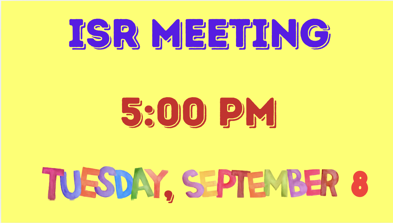 ISR MEETING
