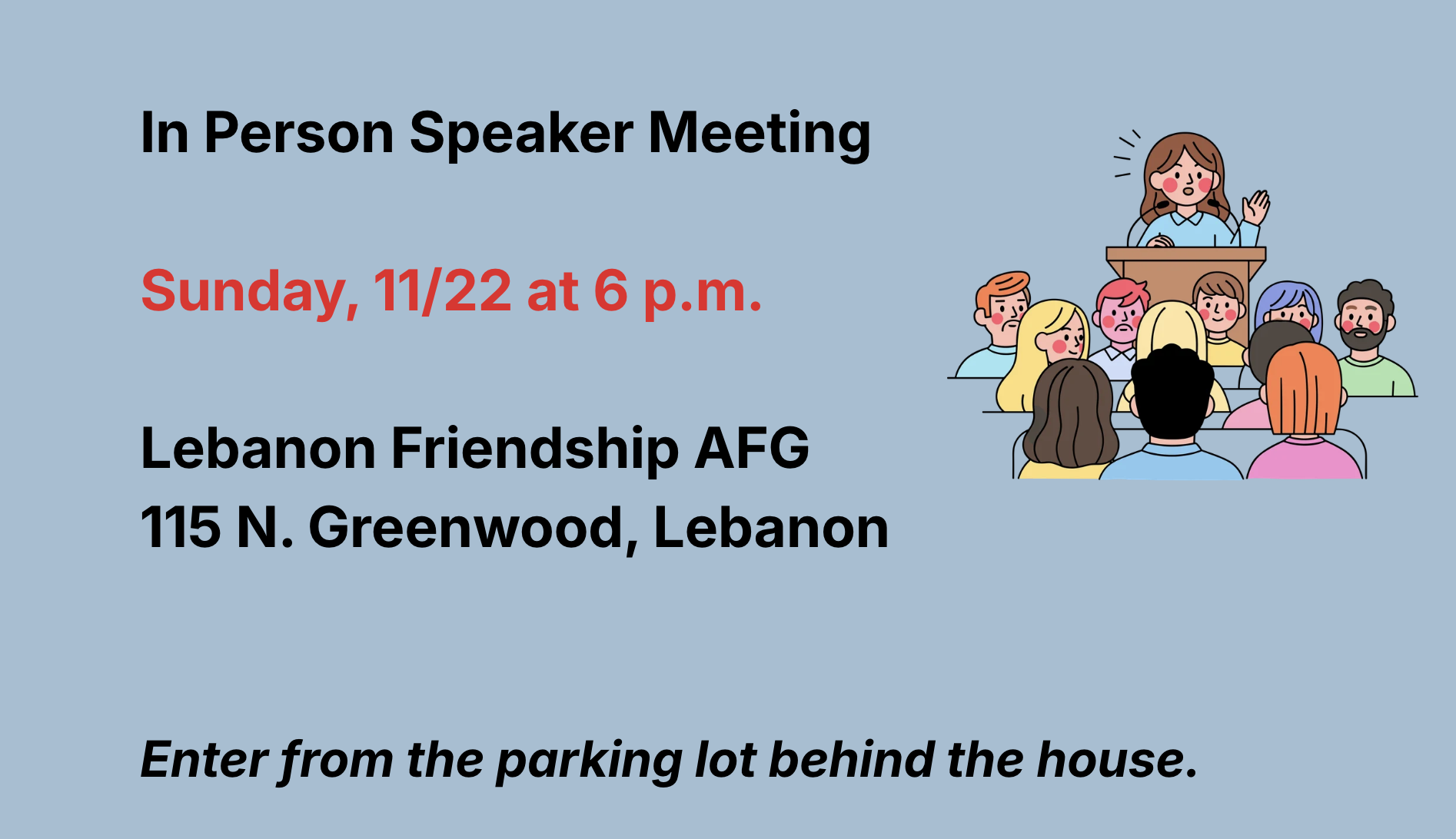 Speaker Meeting in Lebanon