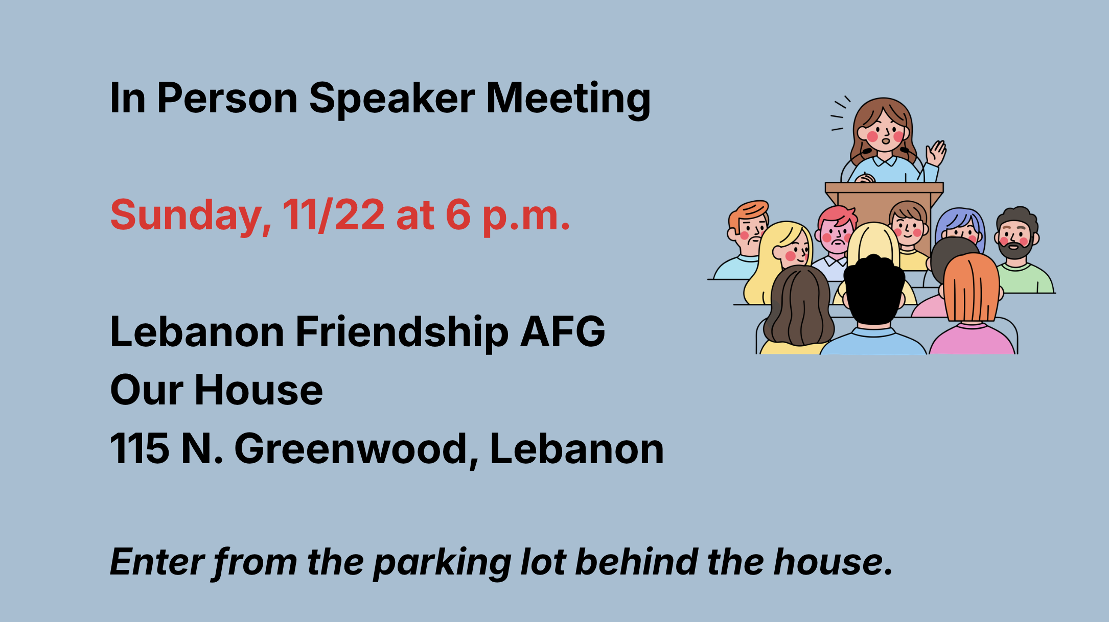 Speaker Meeting in Lebanon