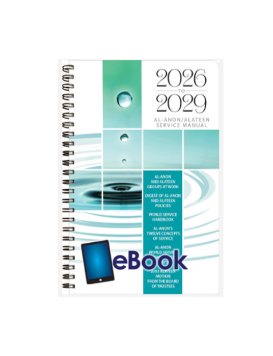 (P-24/27) NEW!  Al-Anon/Alateen Service Manual  2026-2029