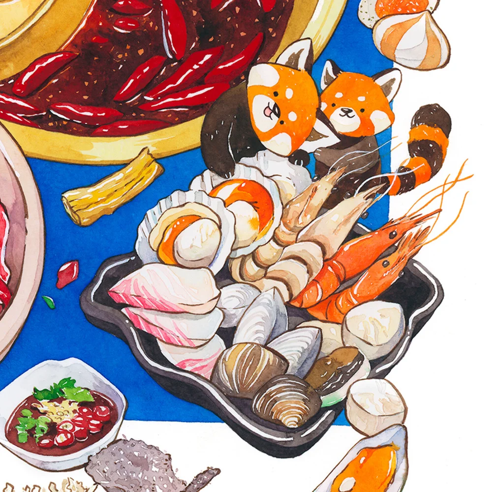 Hot Pot | Penelopeloveprints | Watercolor Artist — Penelopeloveprints