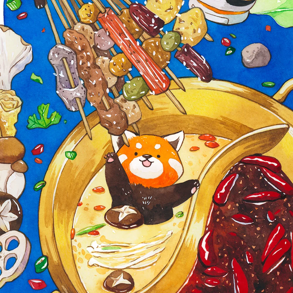 Hot Pot | Penelopeloveprints | Watercolor Artist — Penelopeloveprints