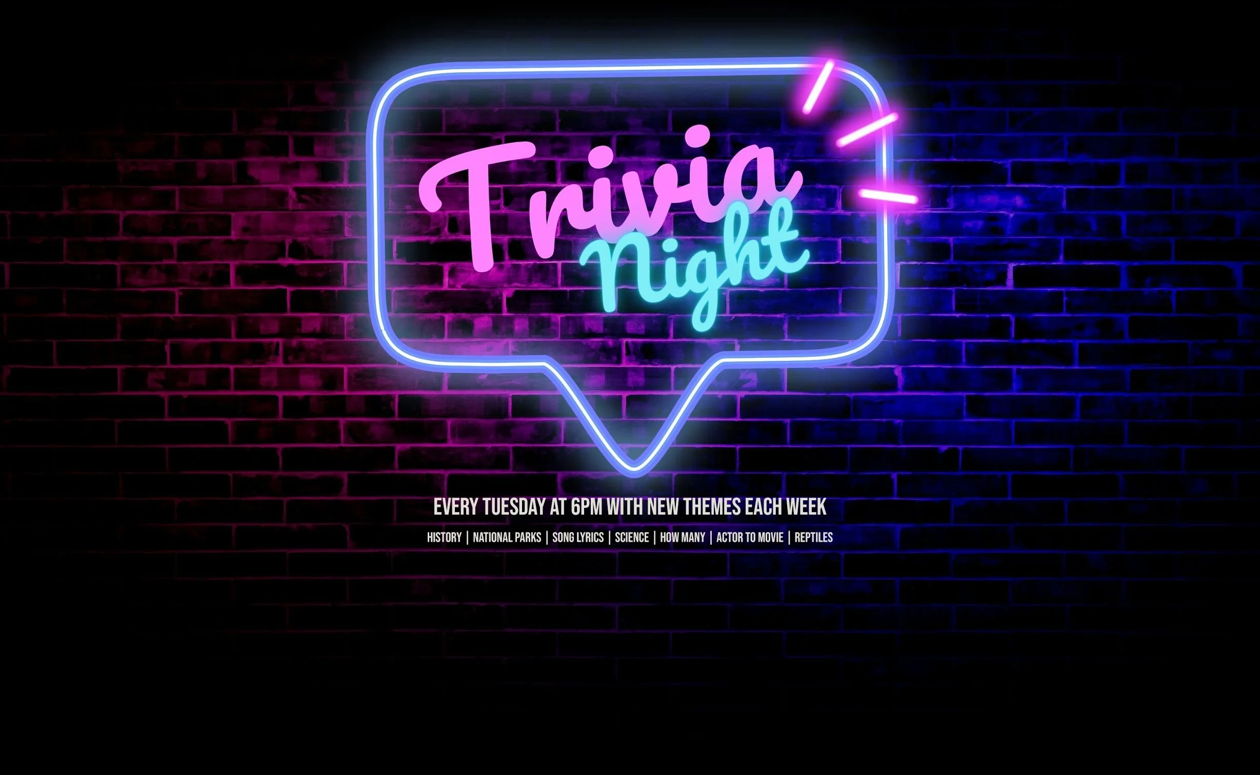 Bar Trivia Themes Bar Trivia Themes