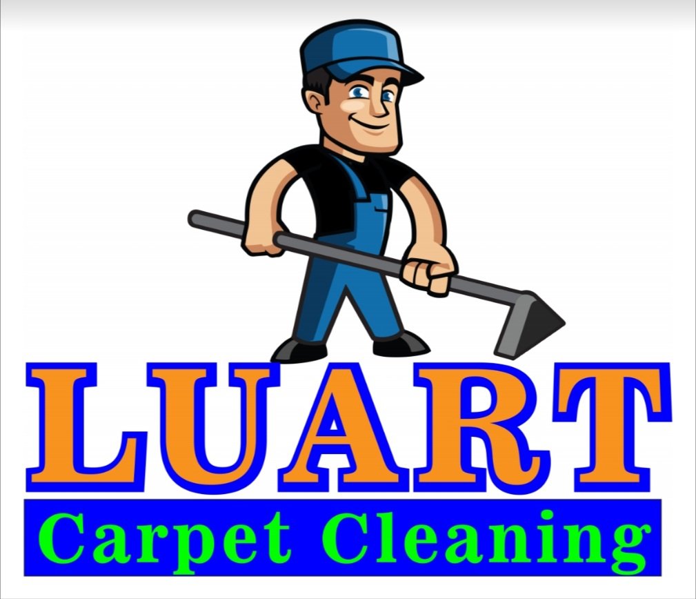 Carpet Cleaning Cartoon Logo