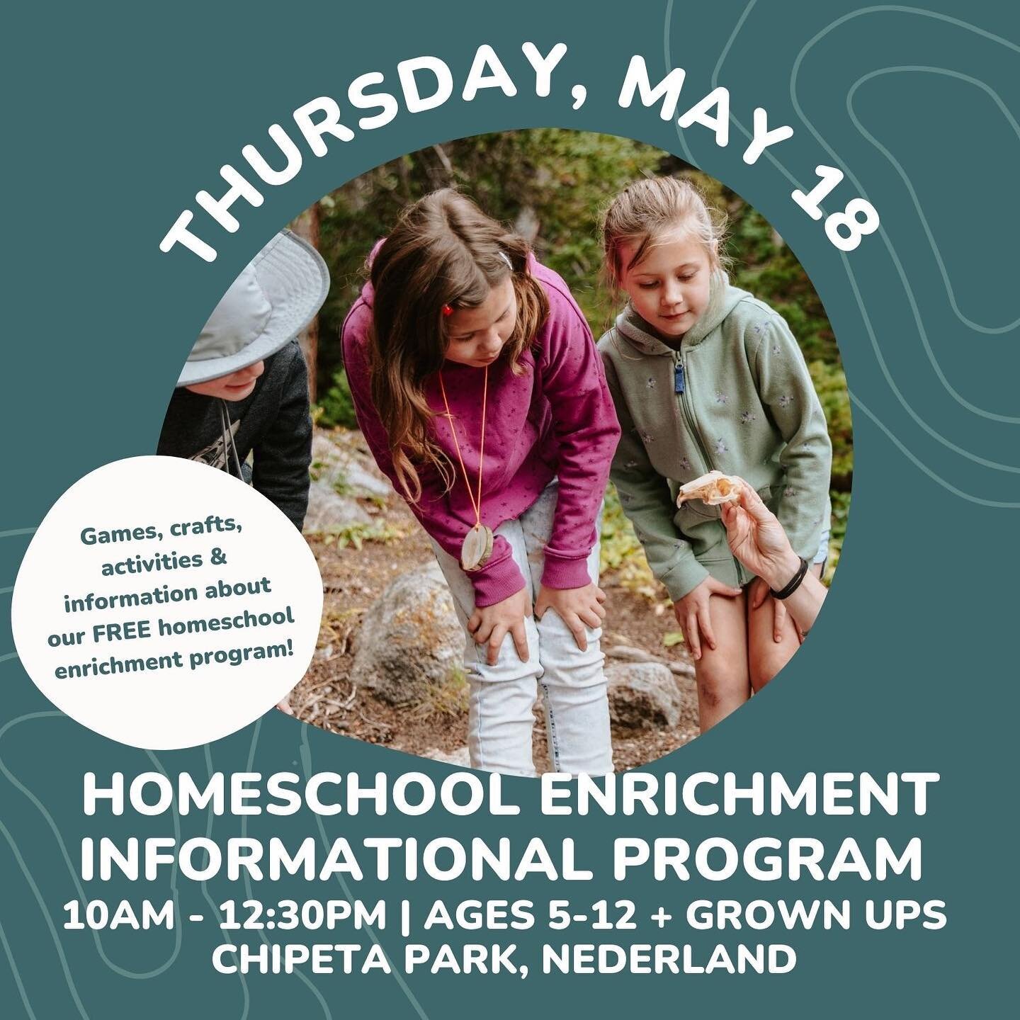 Come with your student to our FREE program on May 18 to see what we do &amp; learn more about our weekly school-year program for homeschoolers.⁠⠀
⁠⠀
Join for games, activities, crafts &amp; information about enrollment!⁠⠀
⁠⠀
Register to let us know y