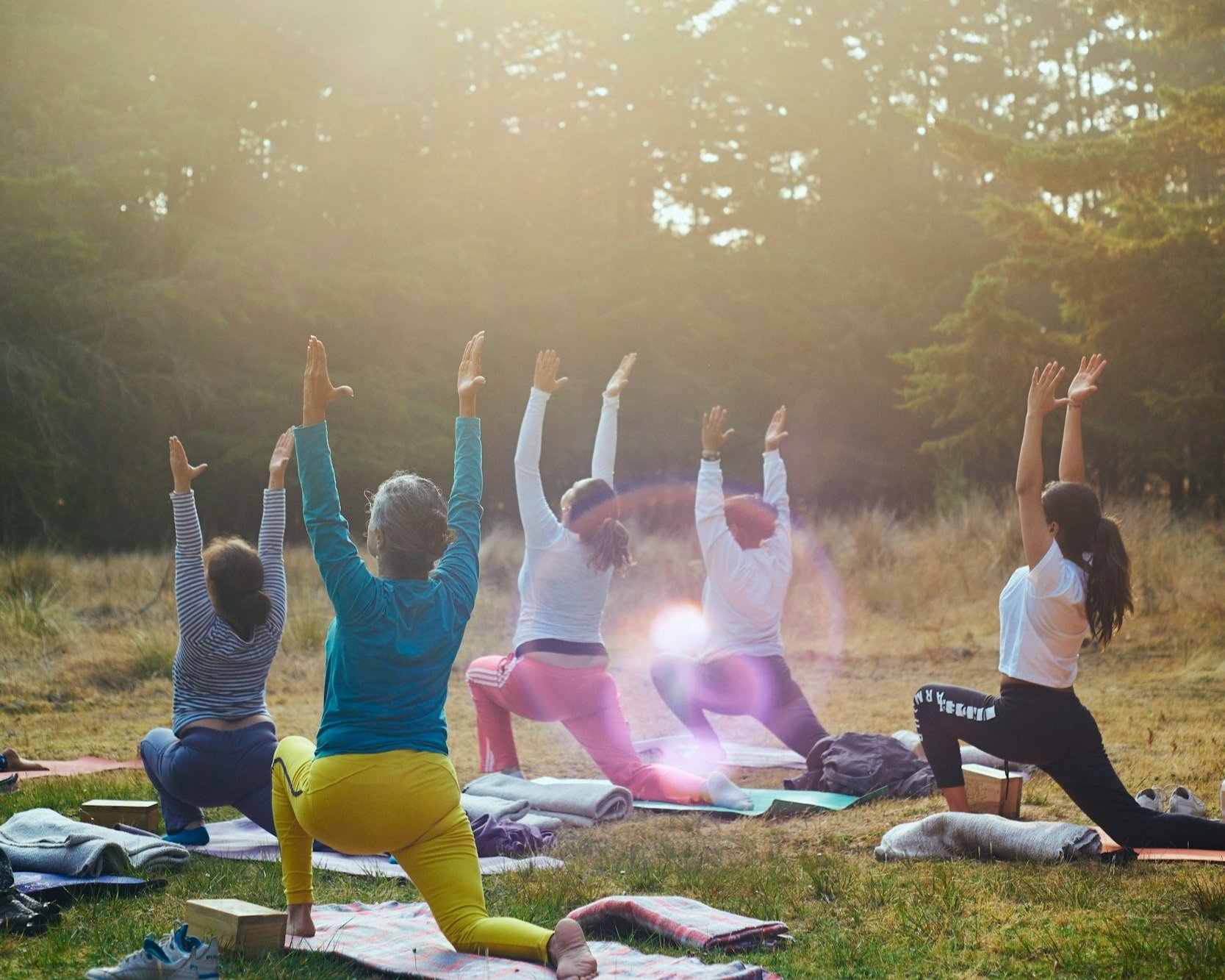 Yoga in the Woods 