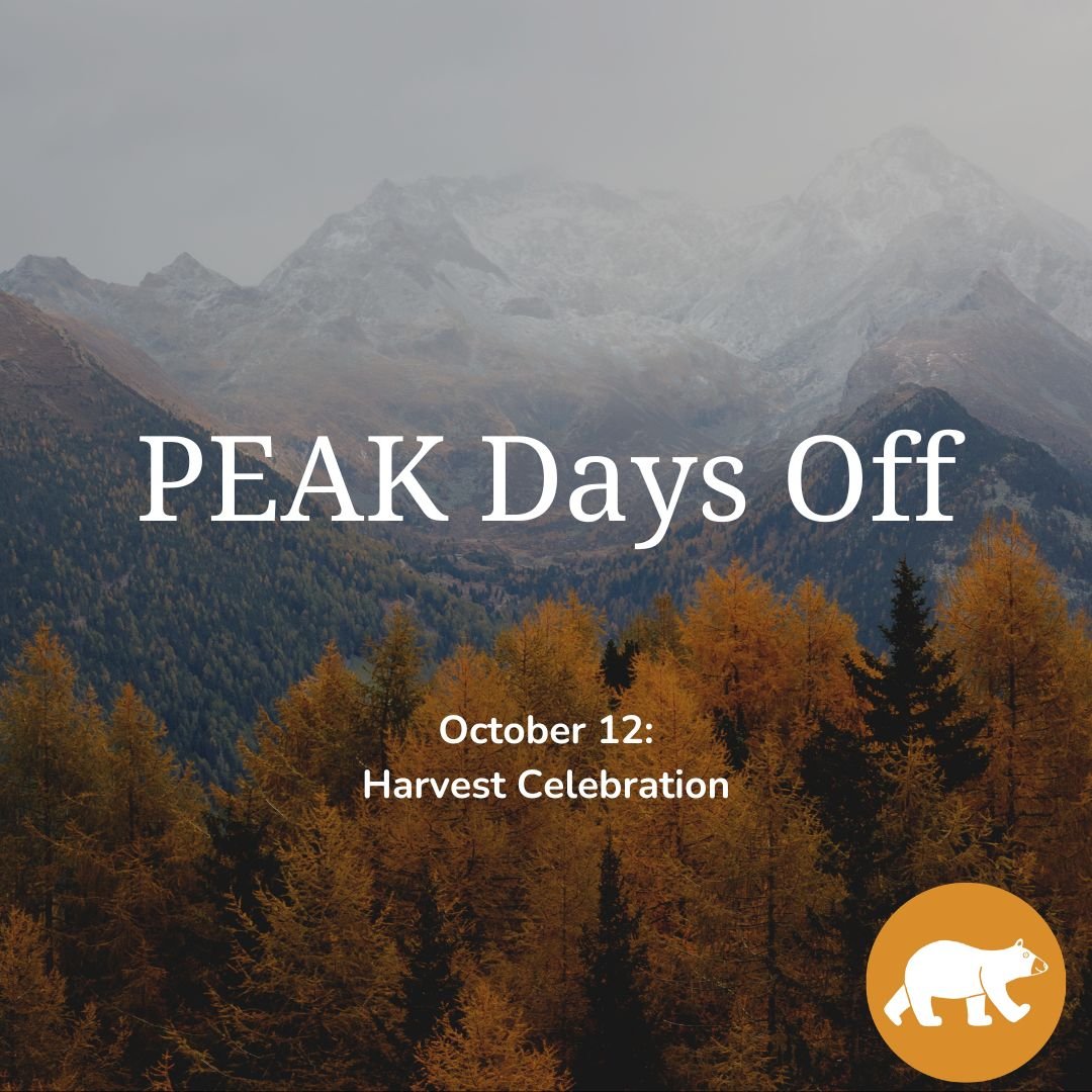 PEAK Days Off: Harvest Celebration