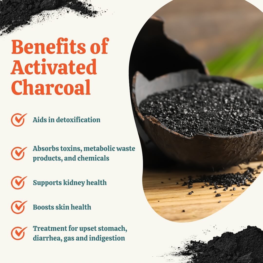 Activated Charcoal is the most detoxifying substance on the planet. It is not the same substance that is found in charcoal bricks or burnt pieces of food. The manufacturer of activated charcoal makes it extremely absorbent allowing it to bind to mole