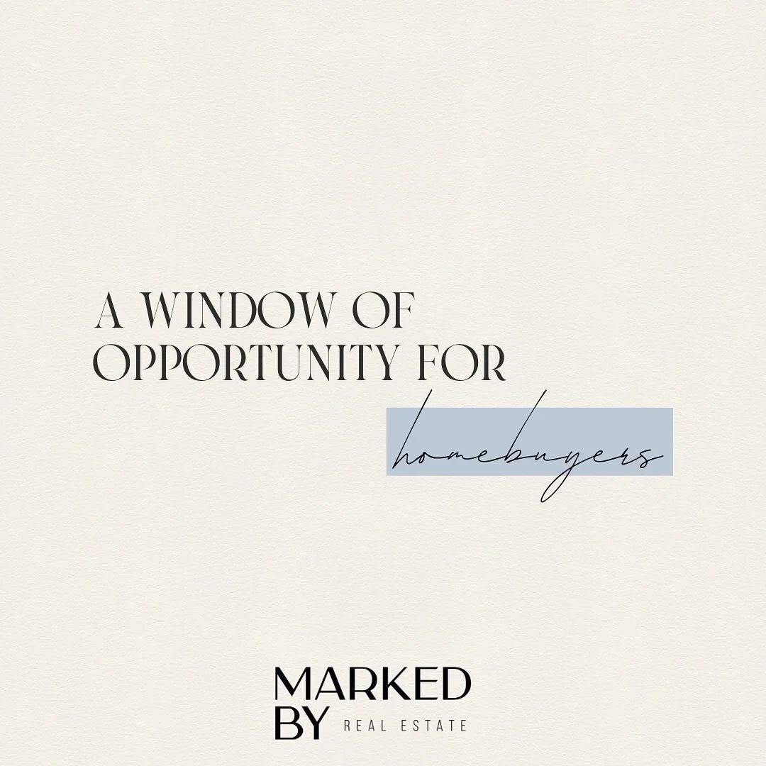 There is a window of opportunity for homebuyers right now 🏡🤍

Mortgage rates are higher today than they were at the beginning of the year, and that&rsquo;s had a clear impact on the housing market + buyers. We are making a shift towards the range o