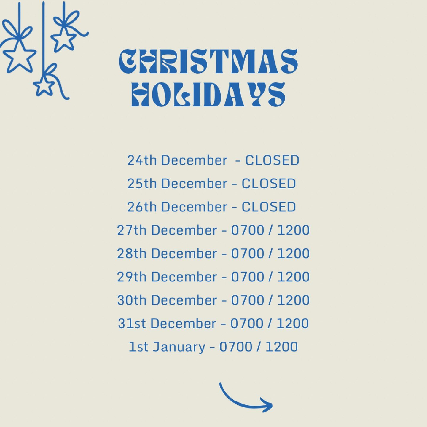 Merry Christmas from the Hello Huey crew 🎄
We hope your day is filled with good company, good food, and (of course) good coffee.

A little update from us: Through all of January, we&rsquo;ll be open every single day, including Thursdays! So if you n