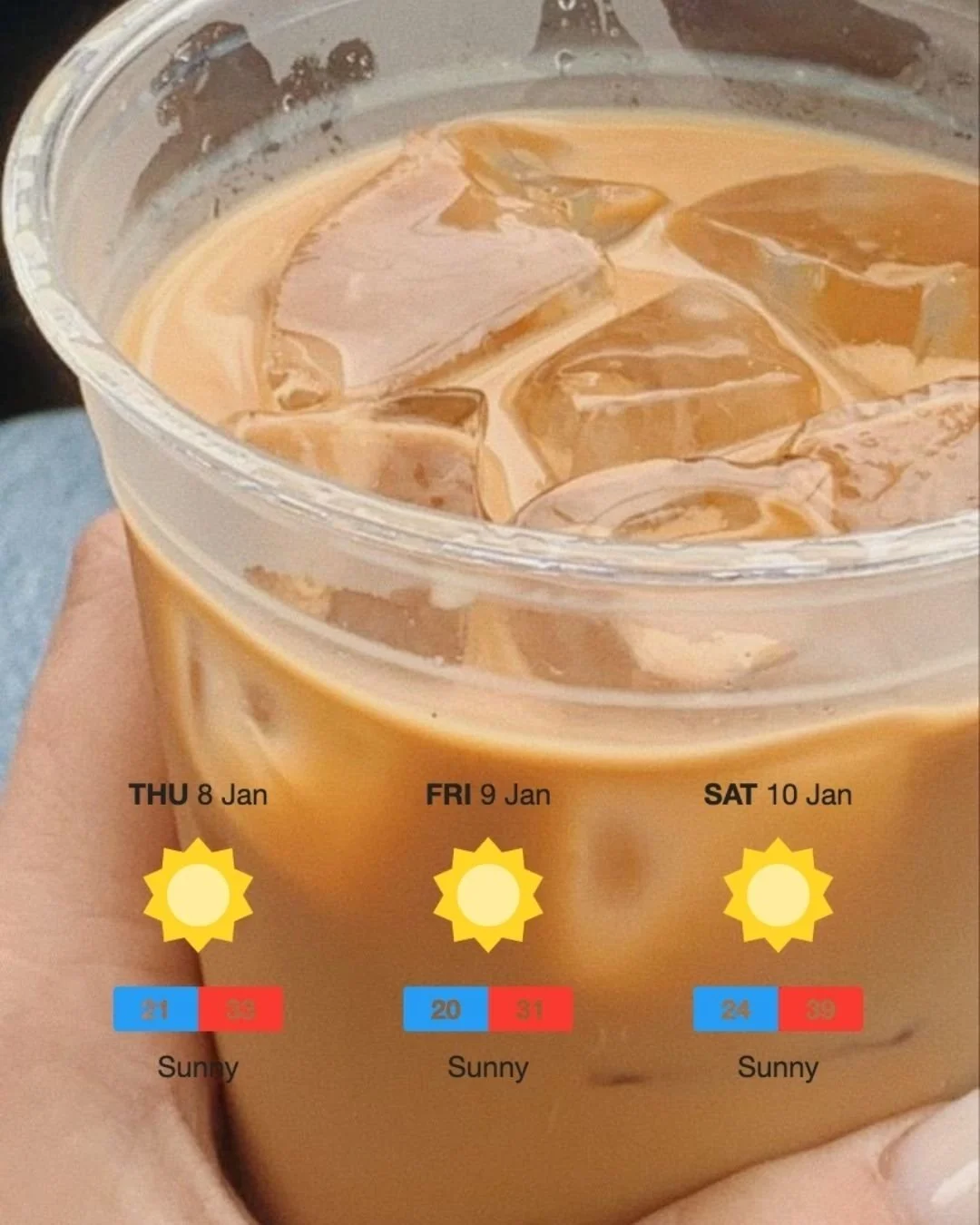 PSA: It&rsquo;s about to be HOT 🥵 
Huey is basically a hot box on wheels, so we may close early over the next few days (especially Saturday) depending on the heat.
Plenty of ice on hand to cool you down!  Keep an eye on stories for updates 💛