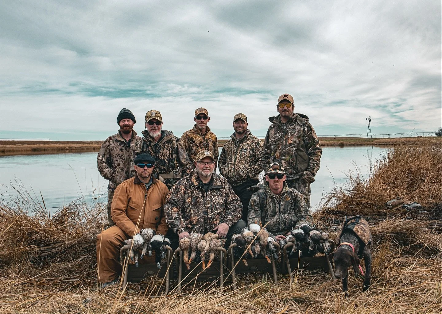 Big thanks to @warriorsandheroes_outdoors for sponsoring these 8 amazing veterans! We were able to secure some special access just minutes from PBO headquarters. The action was great with big wads of ducks hitting the decoys early and some steady gro