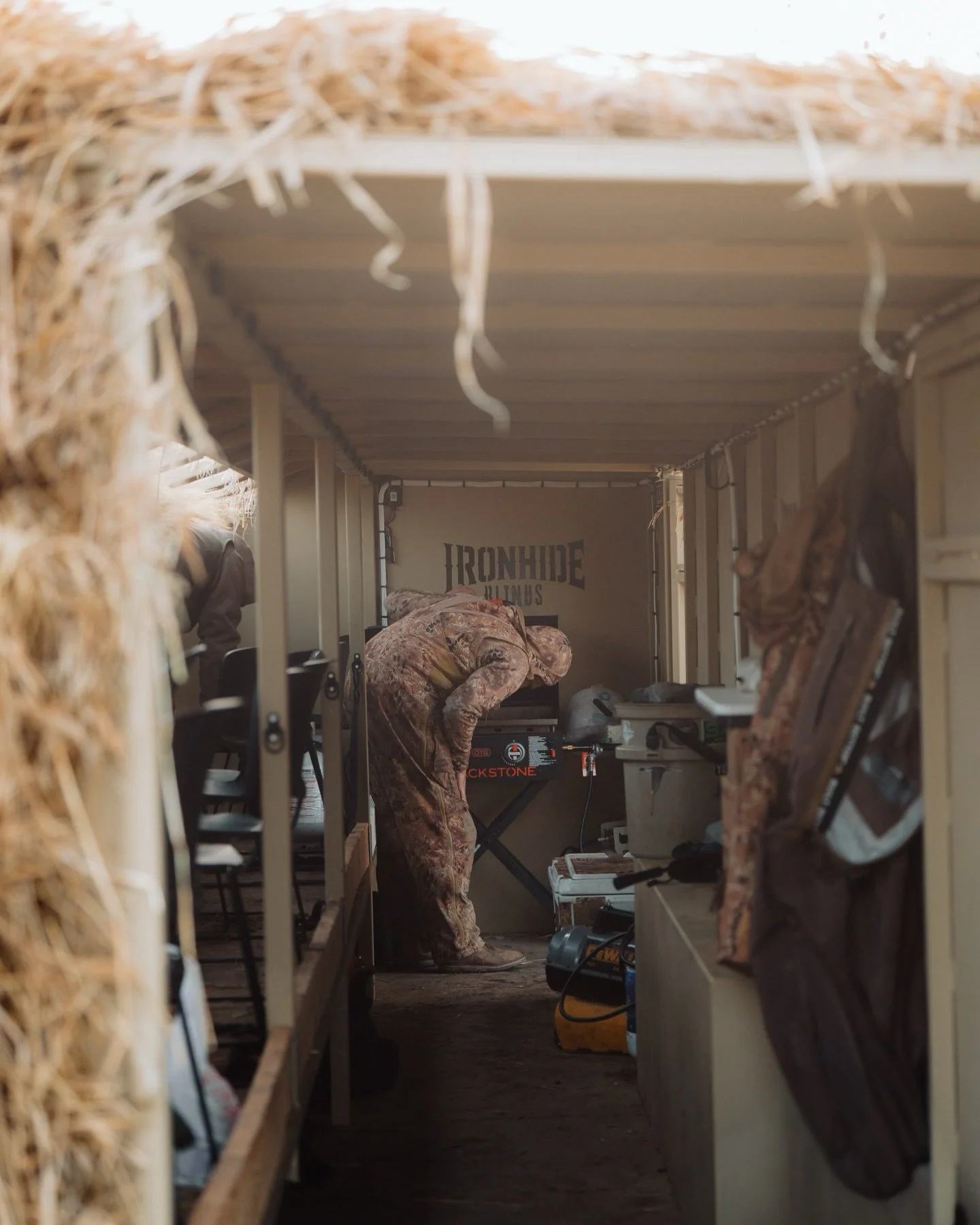 Upgrading the blind made long days hunting migrators much more enjoyable this spring. 

📸 @gavin.fernholz 
📦 @ironhide_blinds 
@johnbrunelli @mattmanss126 @regan_21_21
