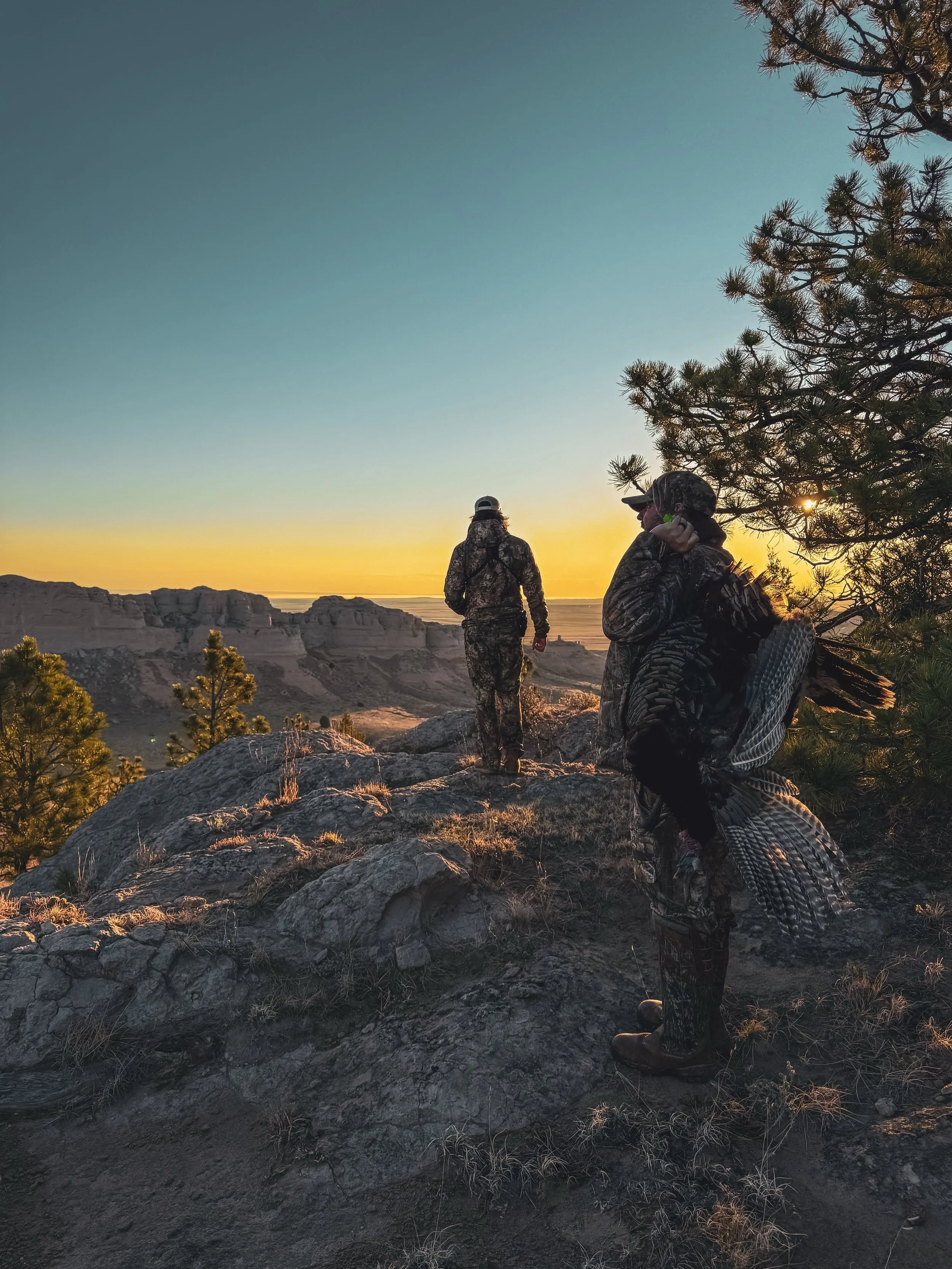 Another great weekend up in Wyoming chasing hunting Merriams.

📸 @mattmanss126 
  @johnbrunelli 

#turkeyhunting #merriamturkey #wyoming #springturkey