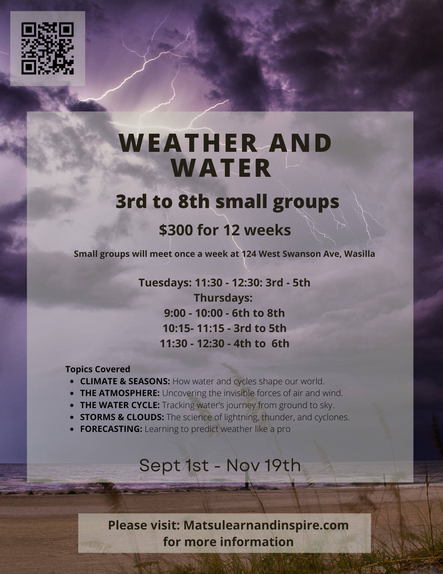Weather and Water: 3rd - 8th Grade Science