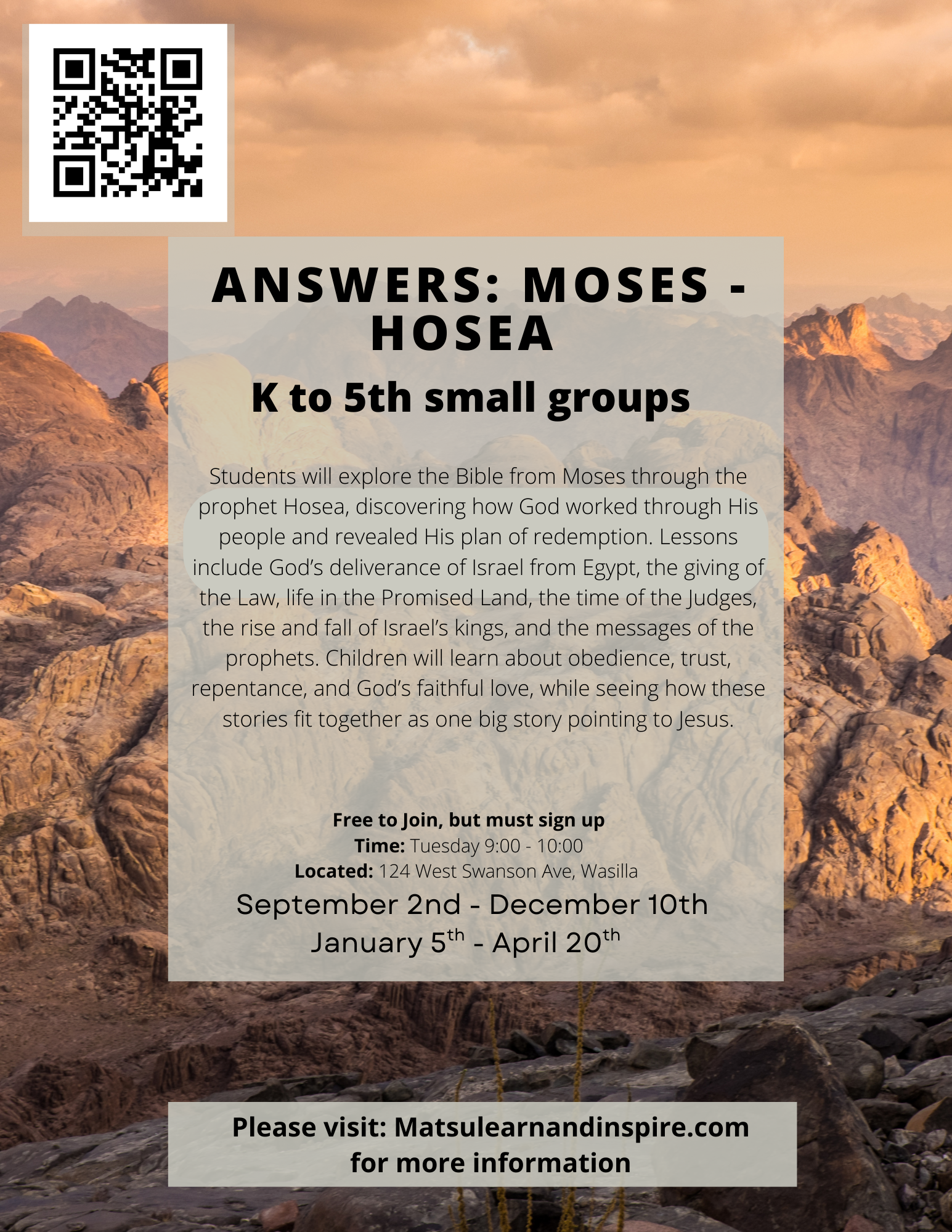 Answers: Moses - Hosea 