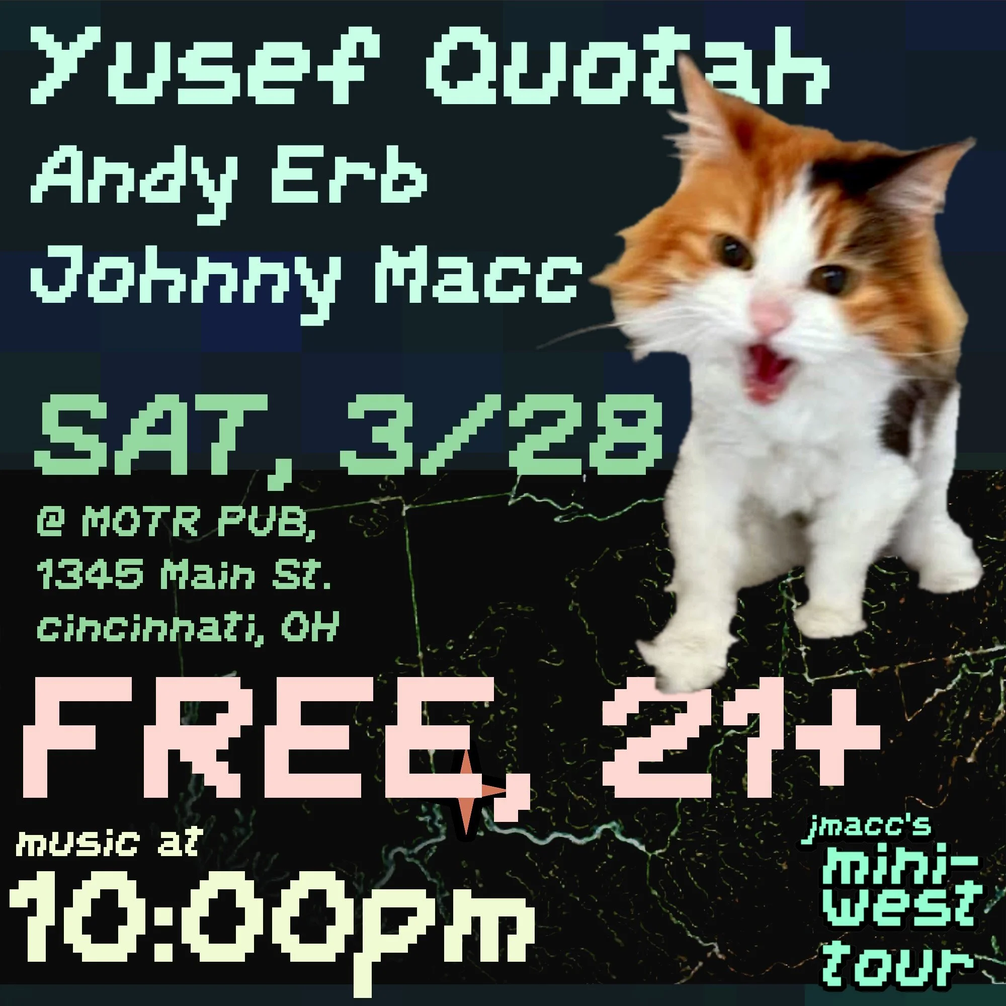 Yusef Quotah with Andy Erb and Johnny Macc (Nashville) at MOTR
