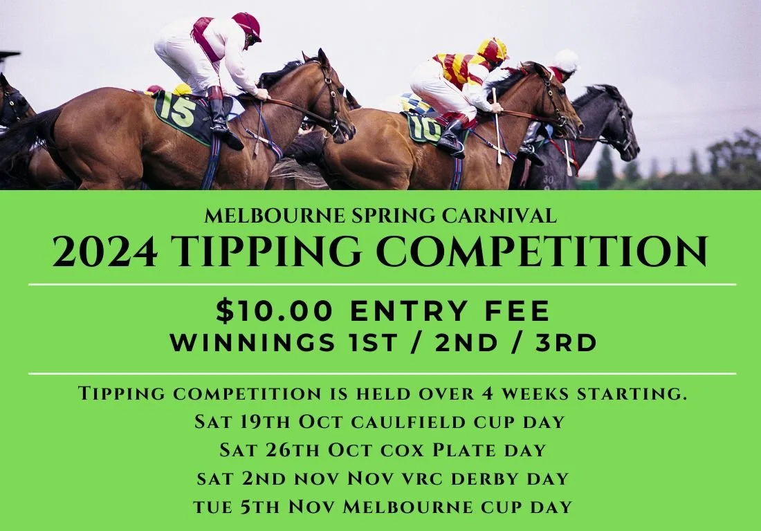 Melbourne Spring Carnival 2024 Tipping Competition